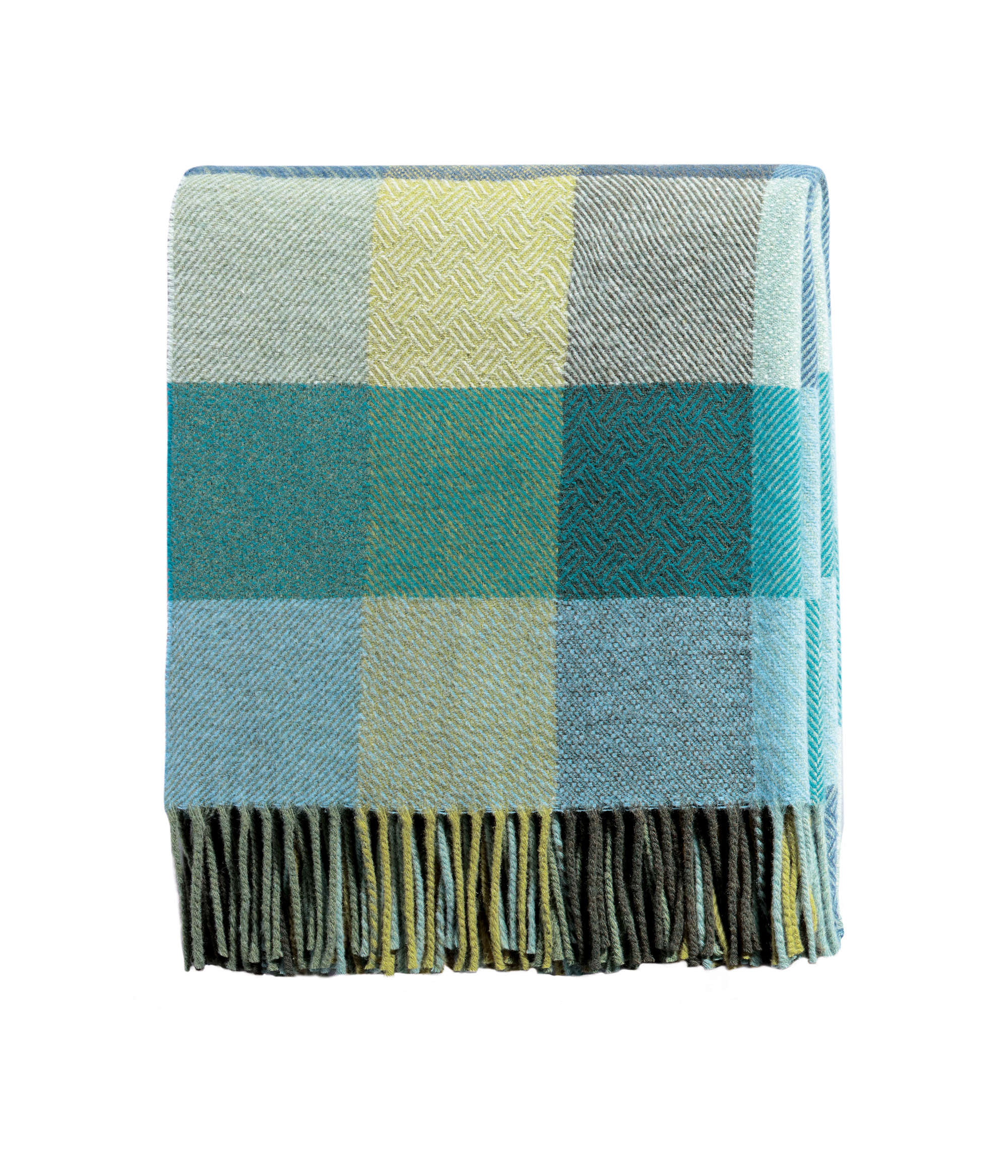 Plaid Green Shades - 130 x 170 cm