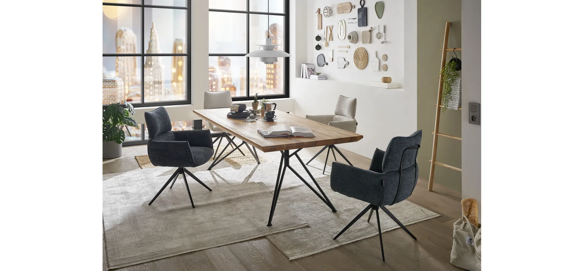 Armlehnstuhl, drehbar 360° autoreturn - Margit