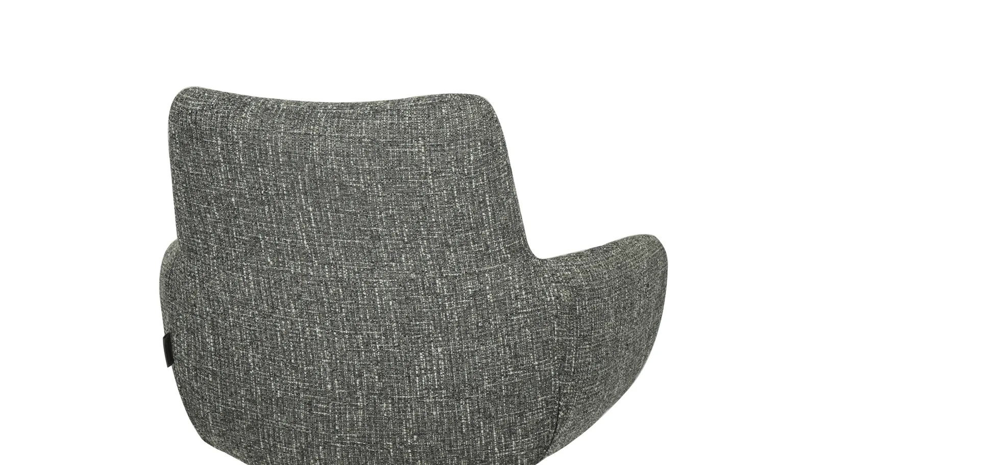 Armlehnstuhl, Stoff grau, drehbar - Maxine