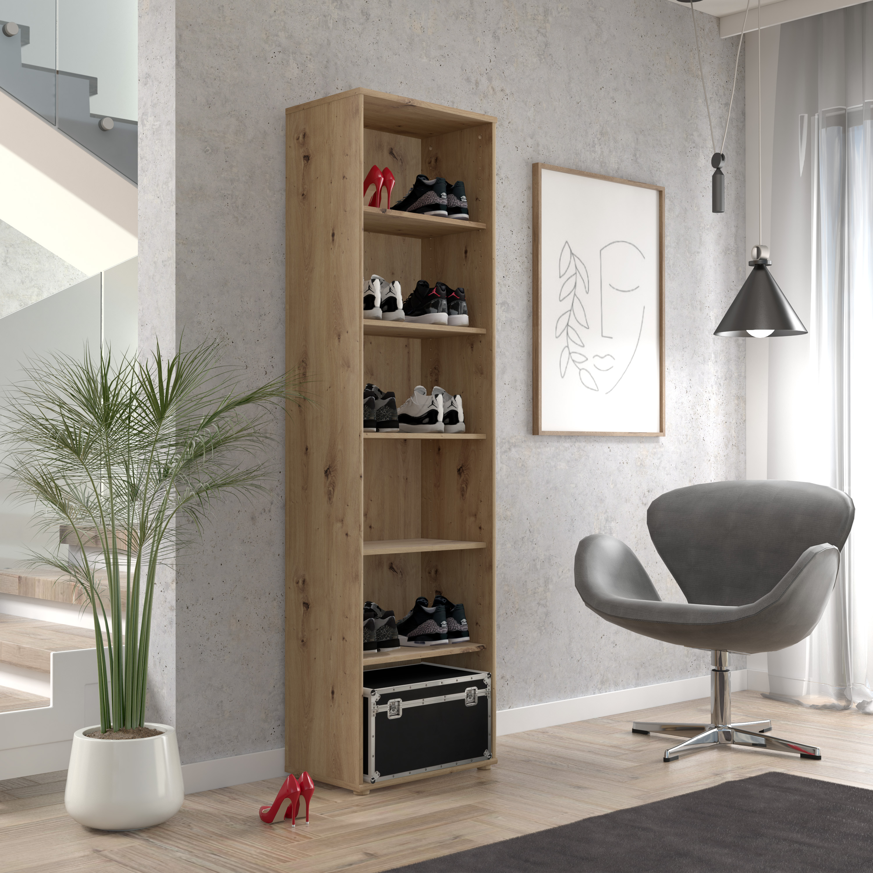 Regal, Artisan Eiche  - Faik
