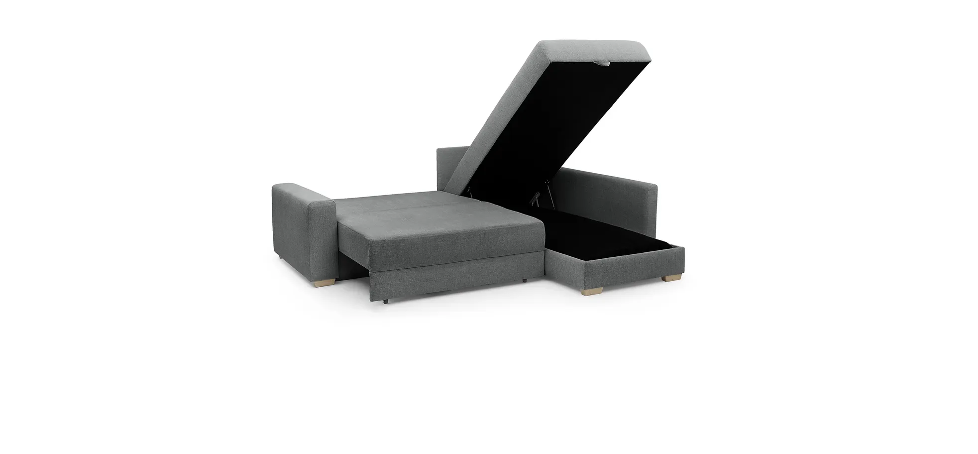 Ecksofa Jyte, Kaltschaumtopper - Jyte