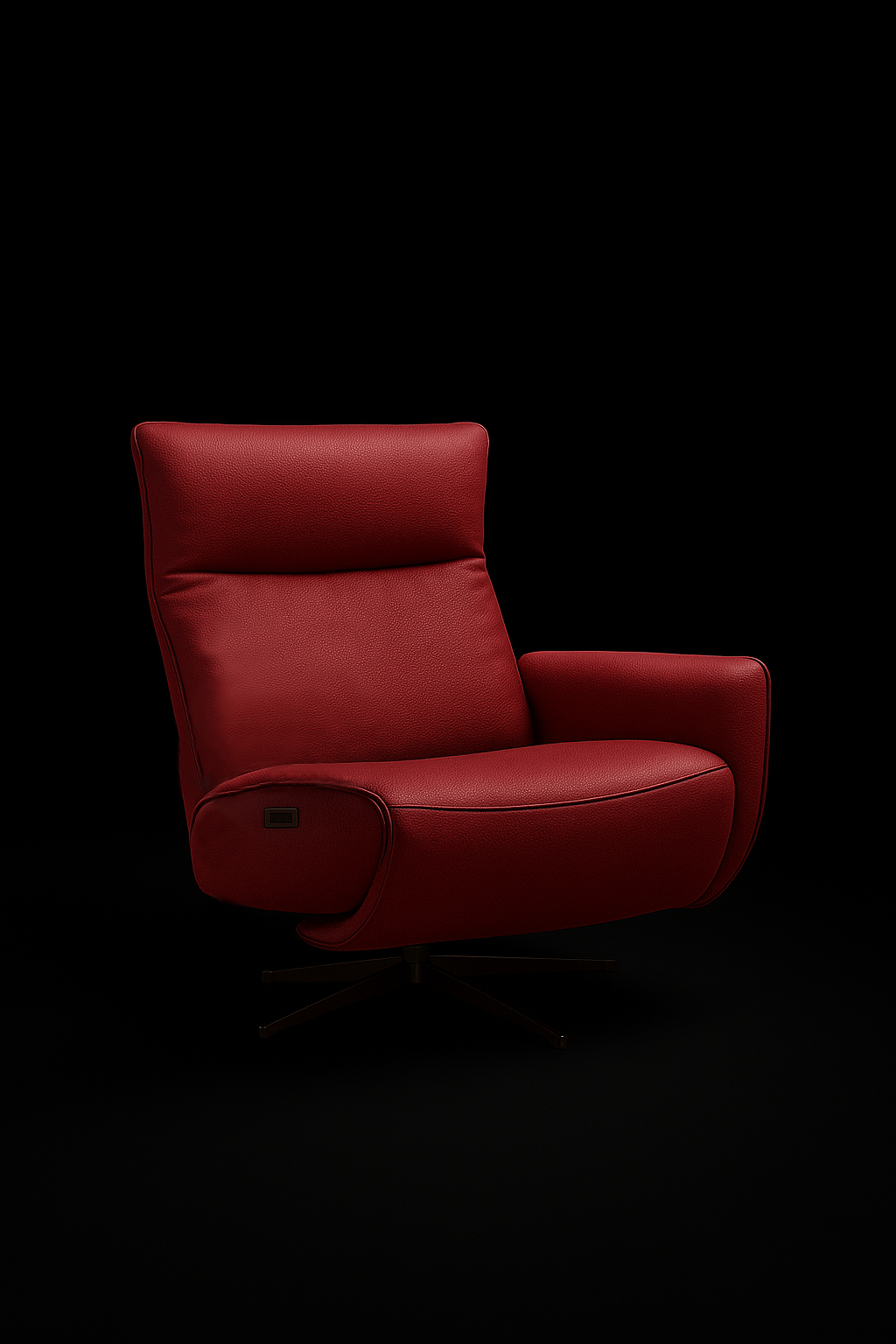 Loungesessel, Leder amarena - MyStyle 2150