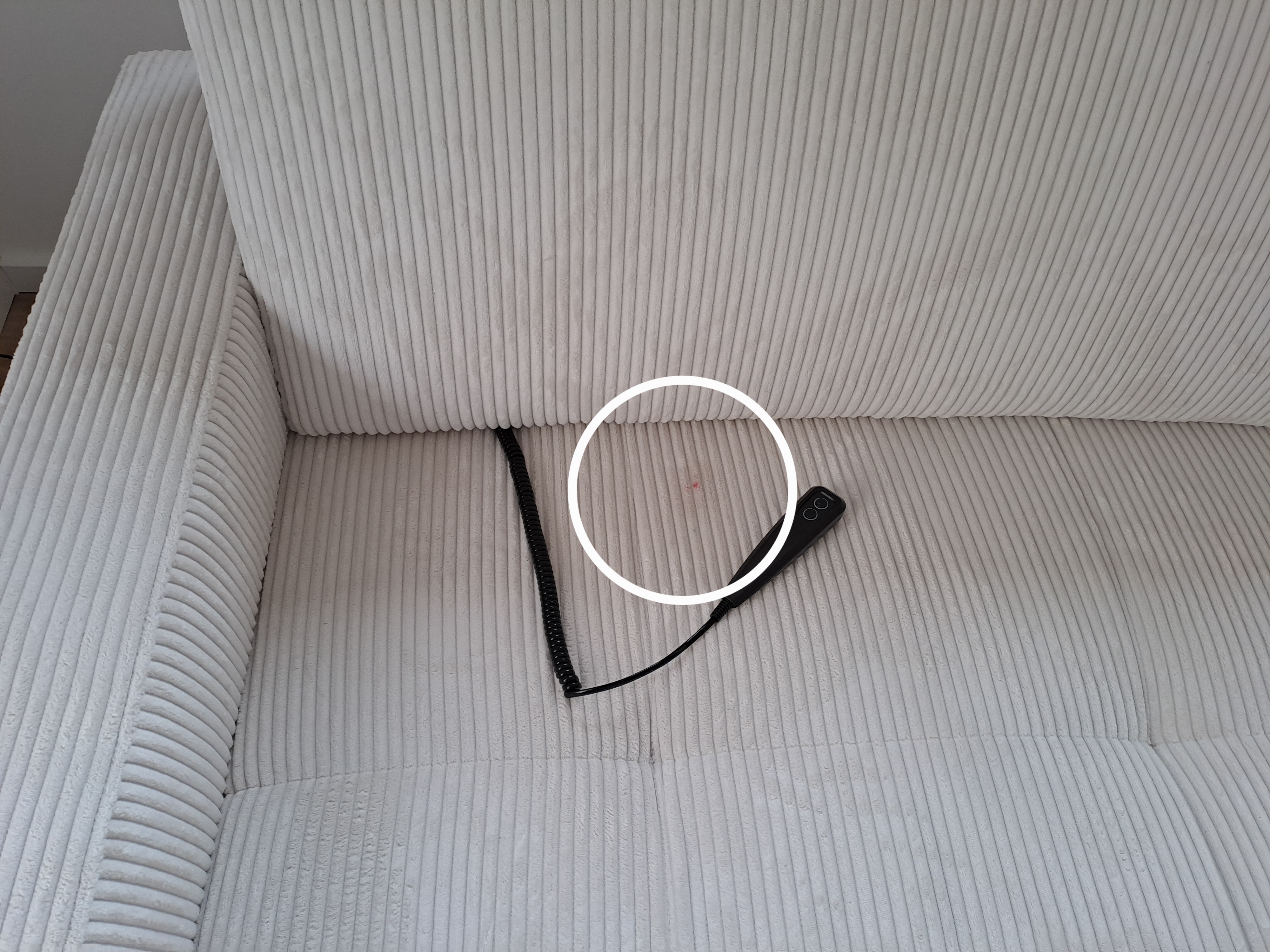 Polstergarnitur, Cord natur - LS23 Arve