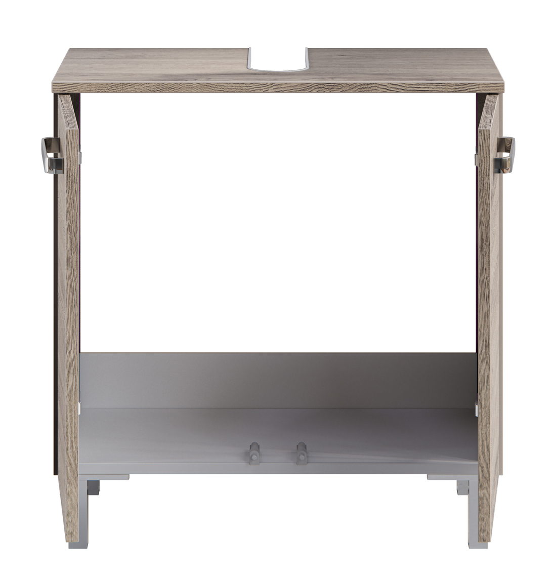 WT-Unterschrank, Eiche terra, 2 Türen - QUICKSET - 313