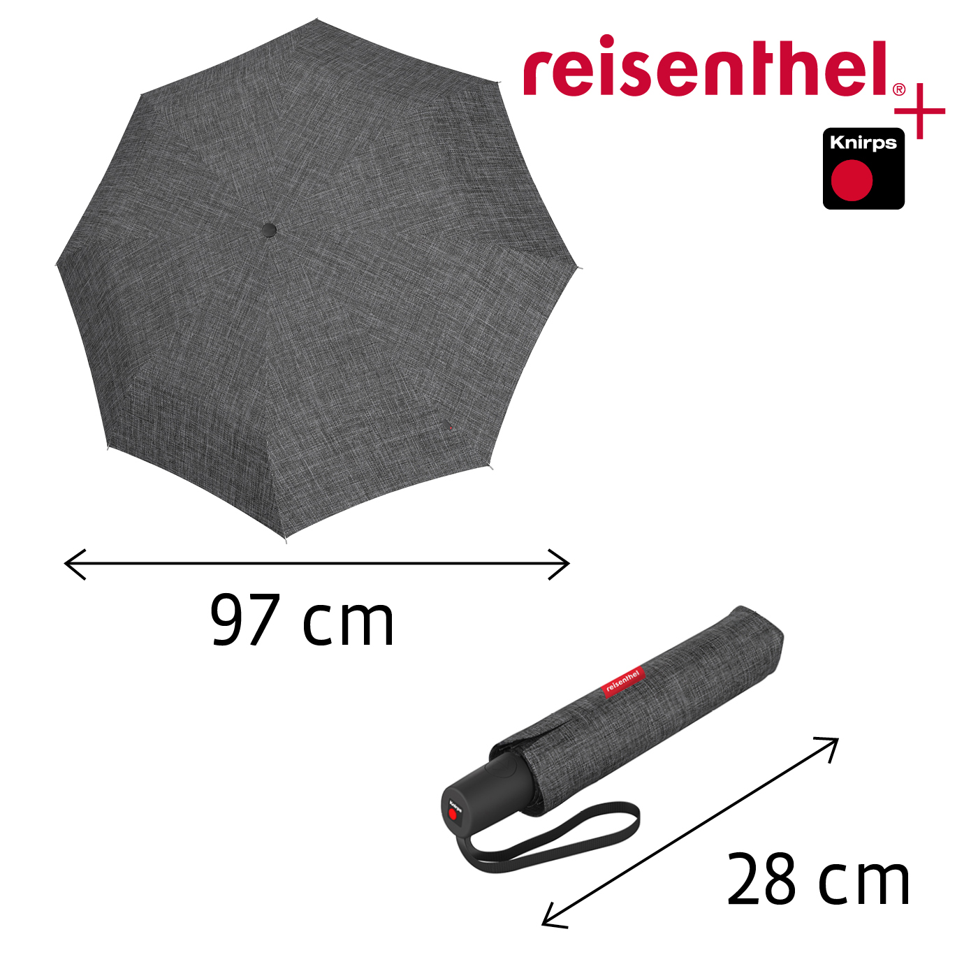 reisenthel, Regenschirmumbrella pocket - duomatic twist silver