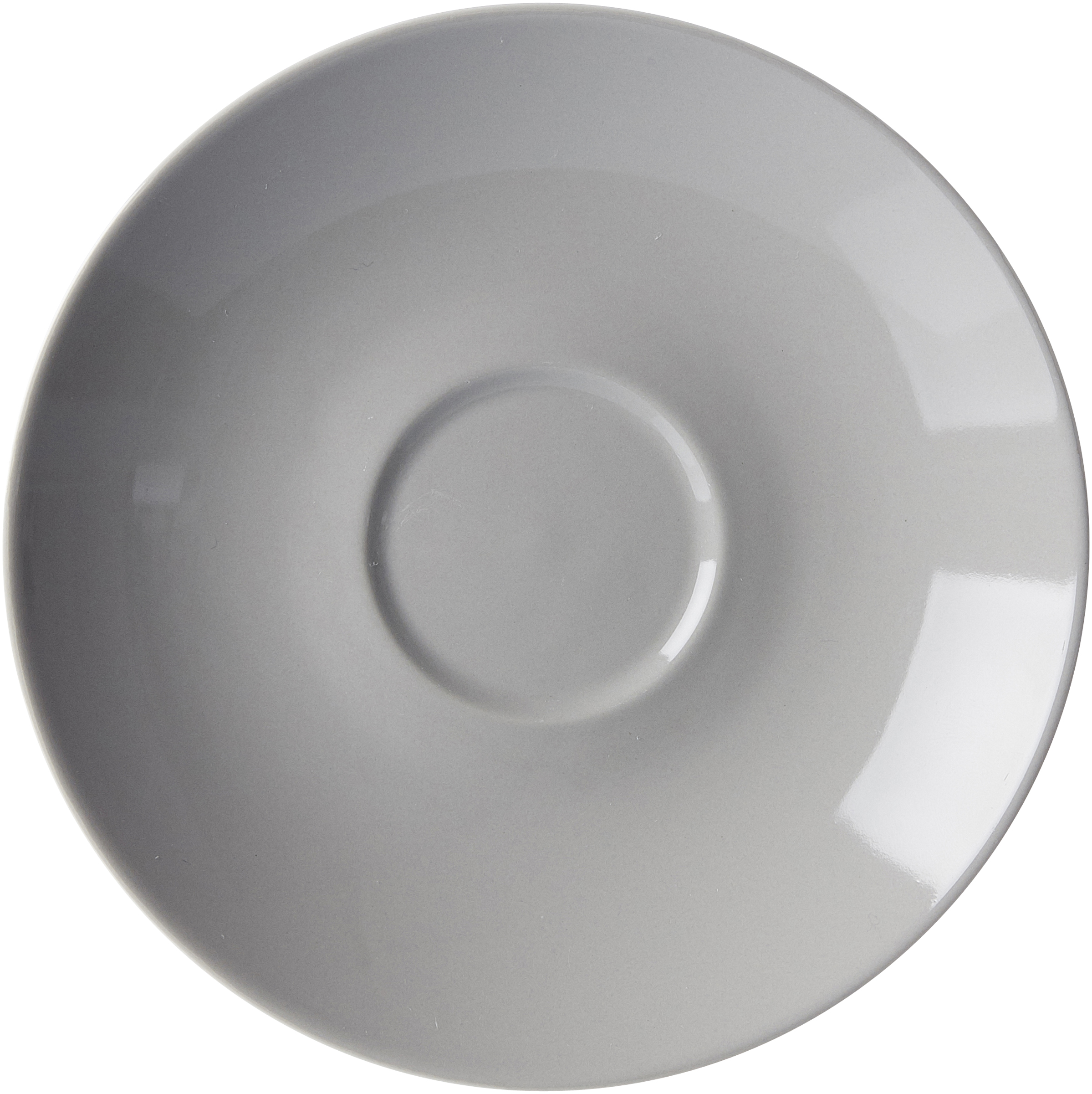 Untertasse Doppio Grau 16 cm - Porzellan, sü
