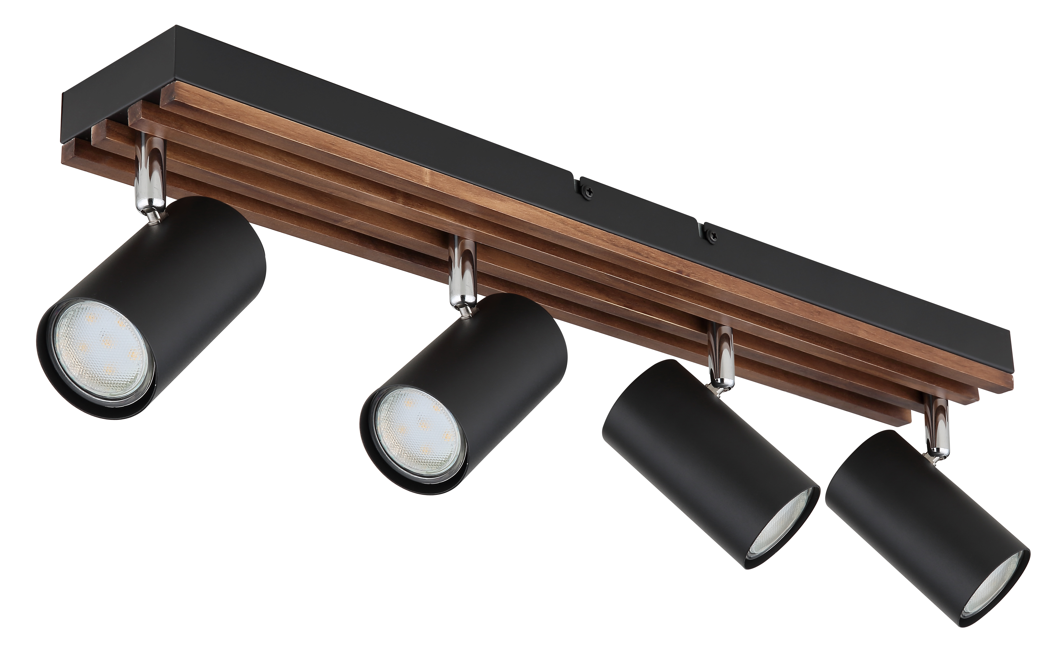 Strahler KAYDEN - Metall schwarz matt, 4x GU10