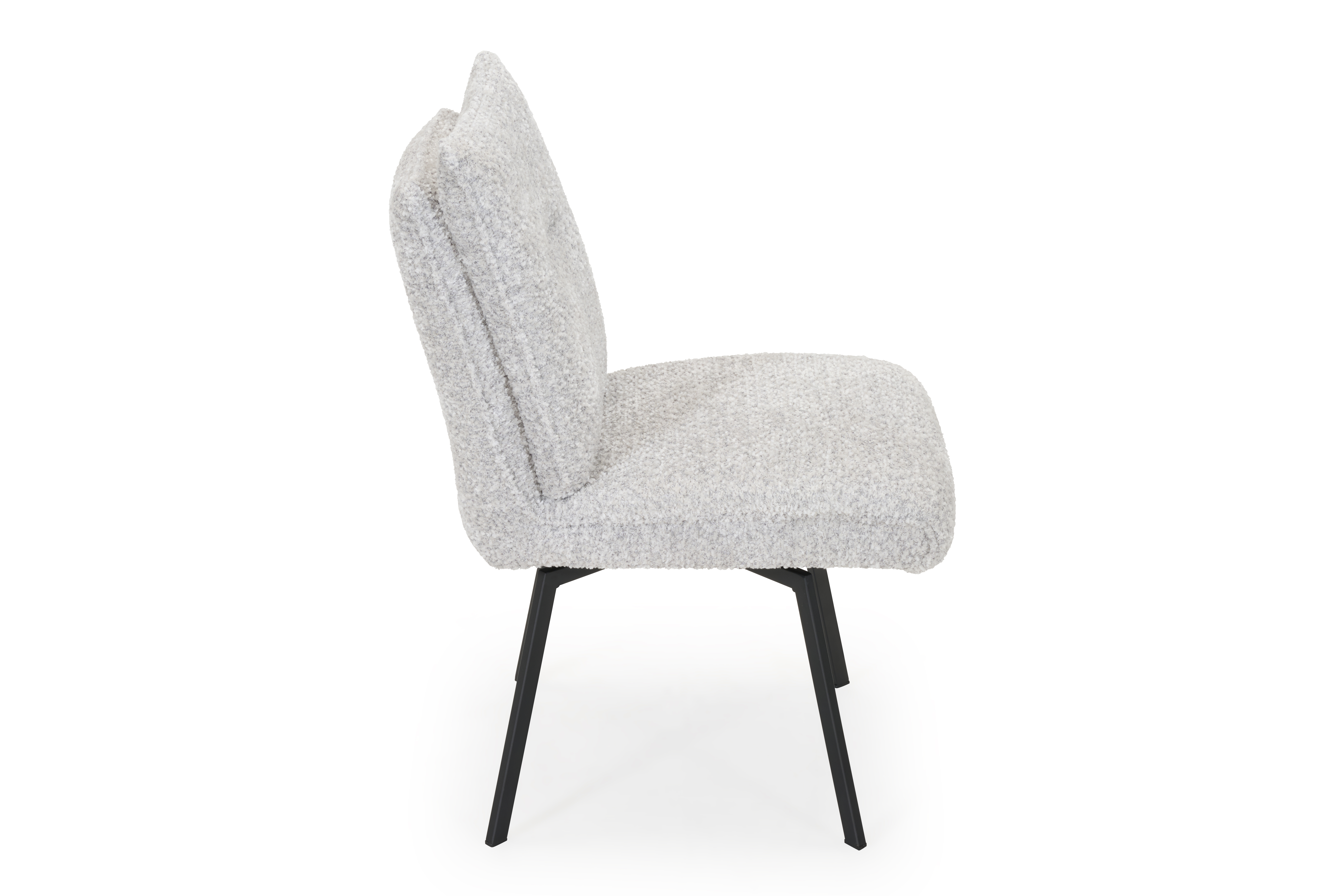 Esszimmerstuhl, Stoff Zink - LS25 Benedeta