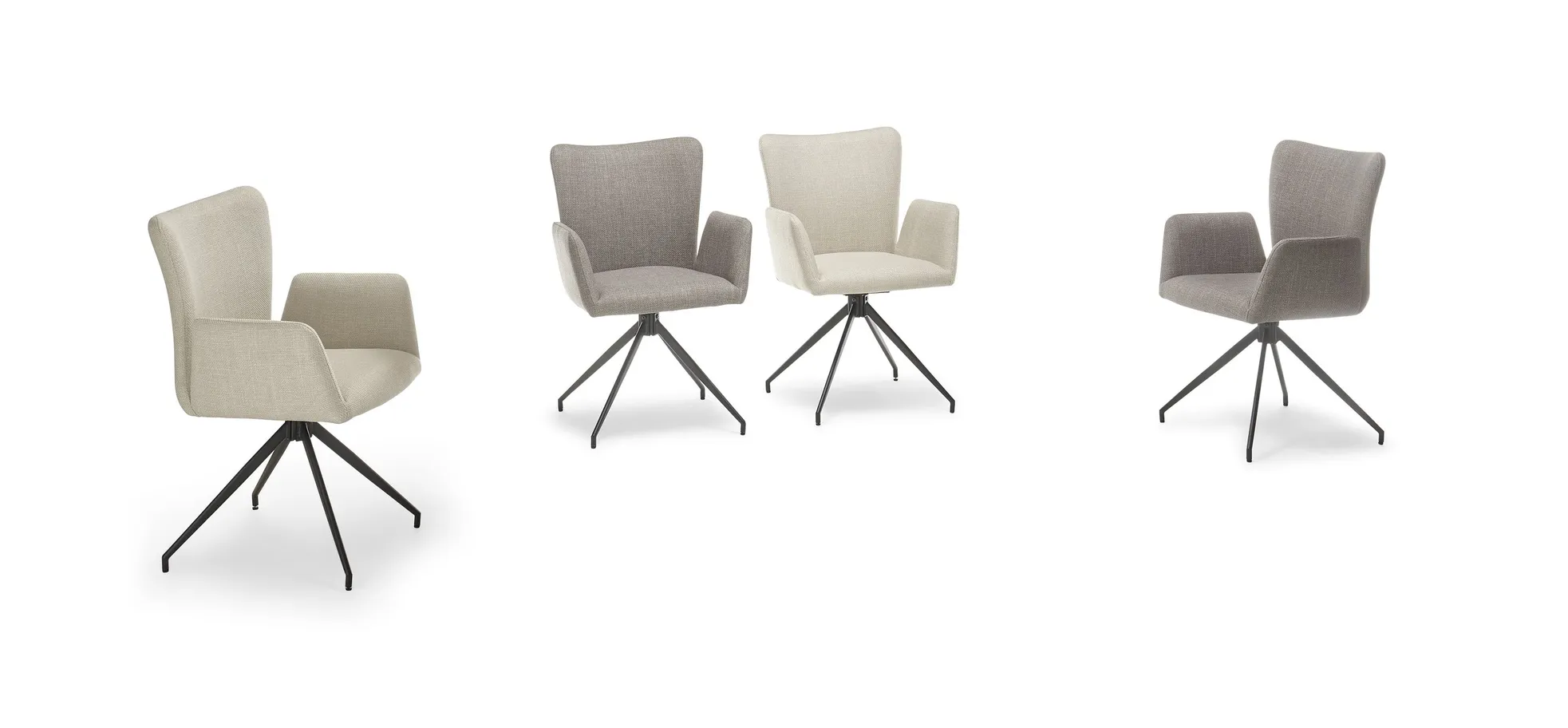 Vierfußstuhl mit Armlehne - Ayla