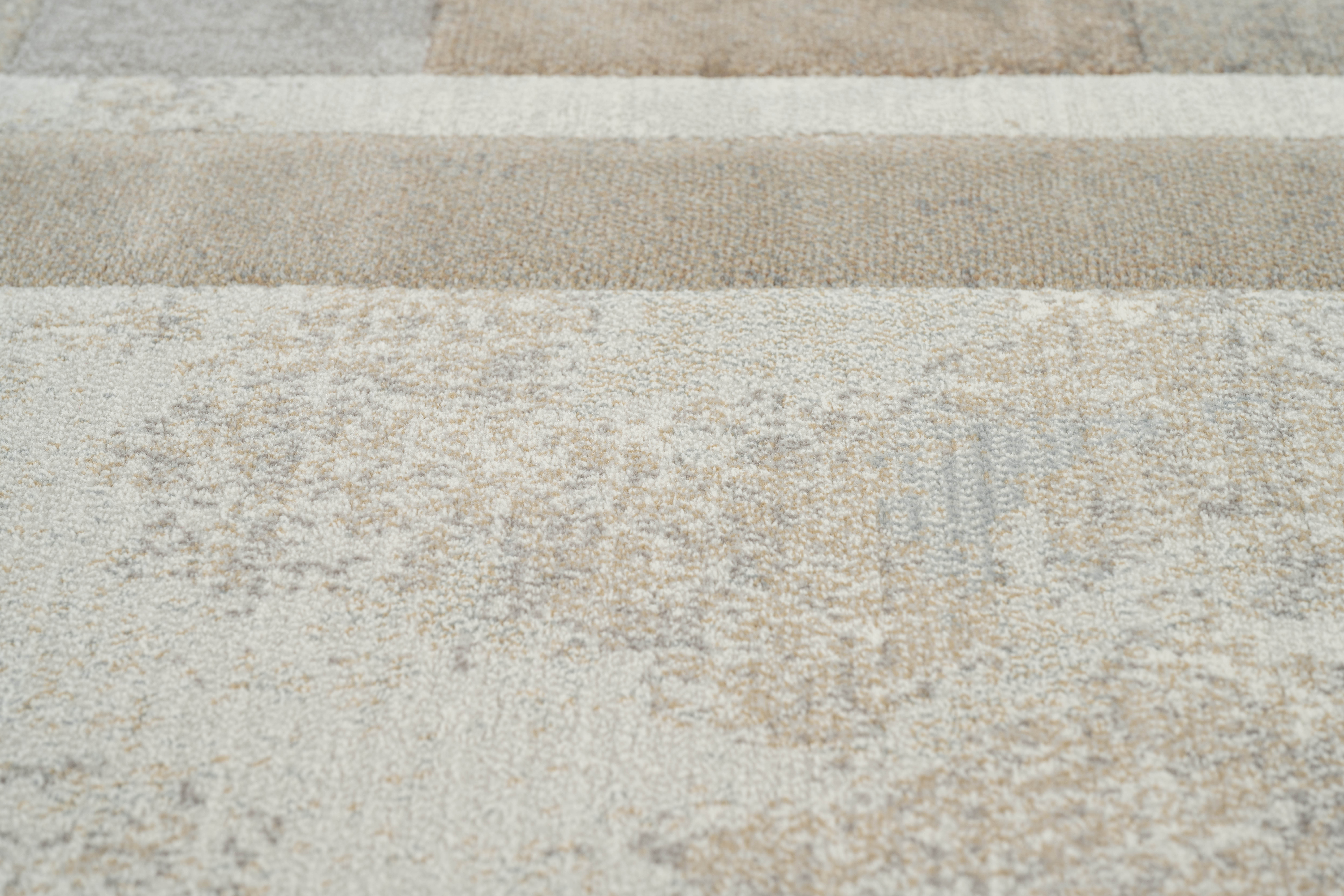 Webteppich, braun-grau, 200x290 cm - Rargentum