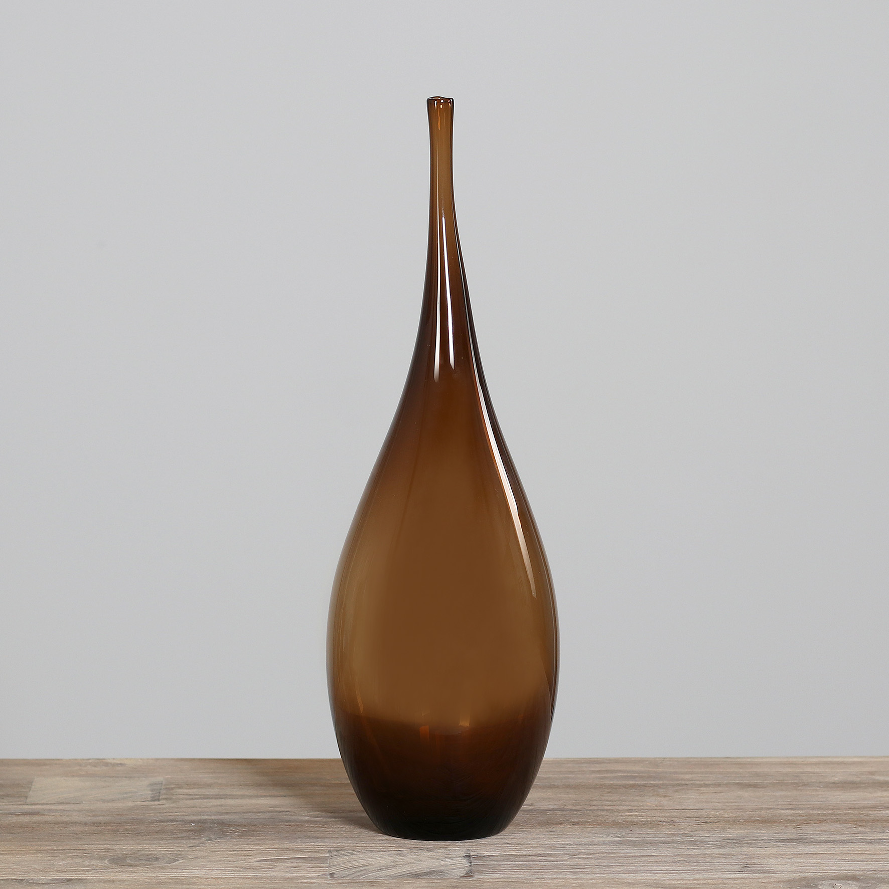 Glas Vase - salmon, 50 cm