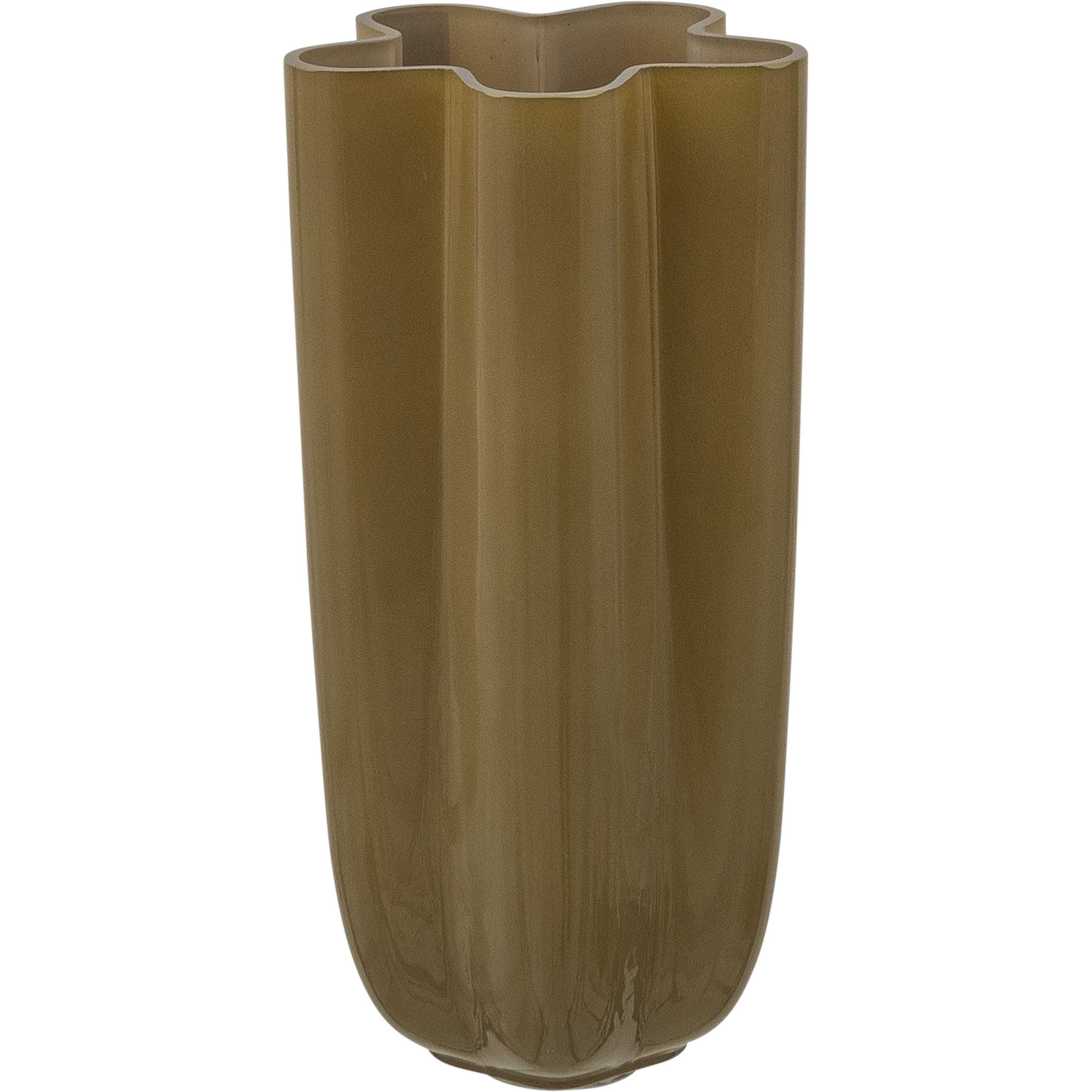 Vase 2Tone, gelb - glas, 15x30cm