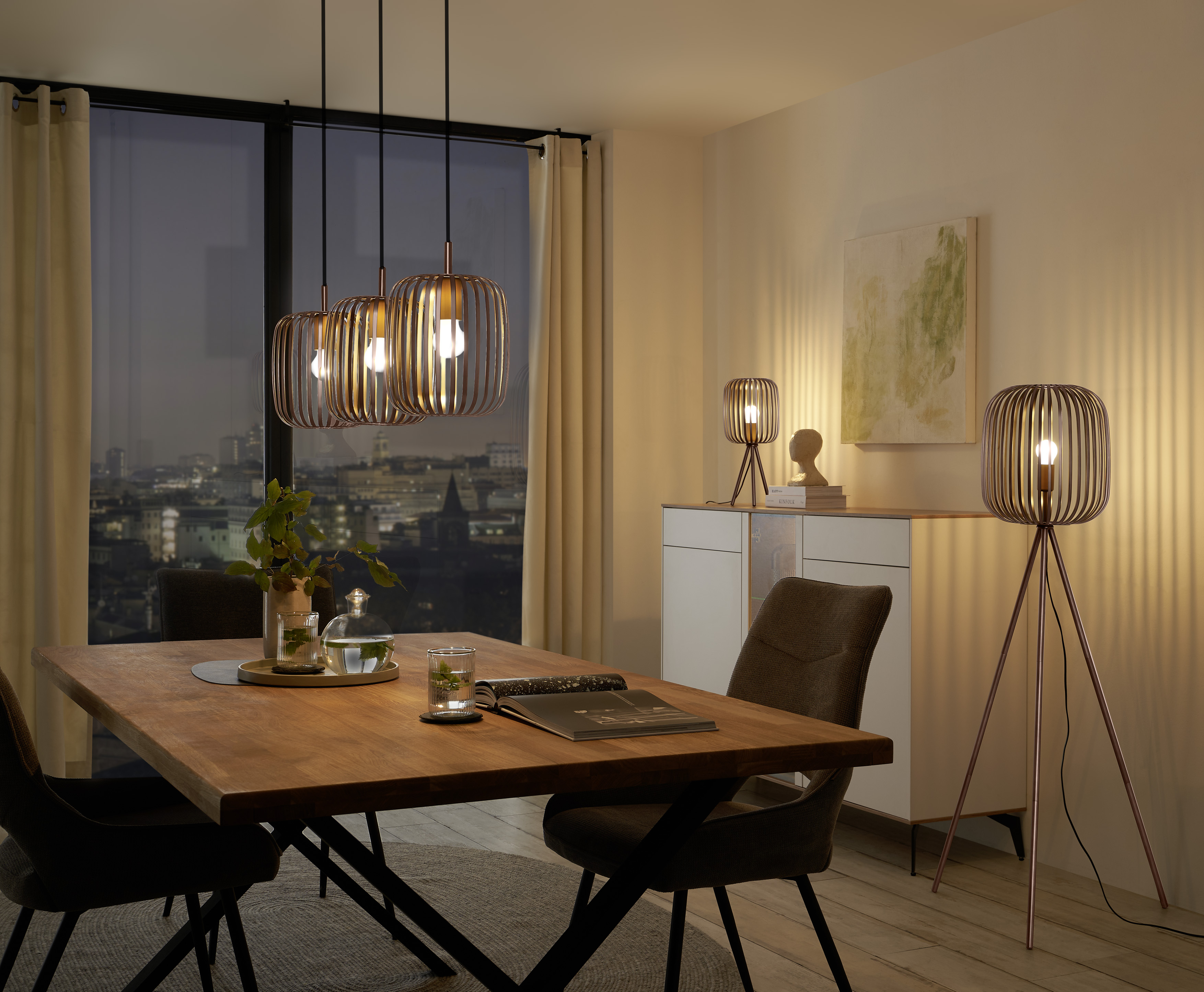 Tischleuchte ROMAZZINA - 1 flg., bronze