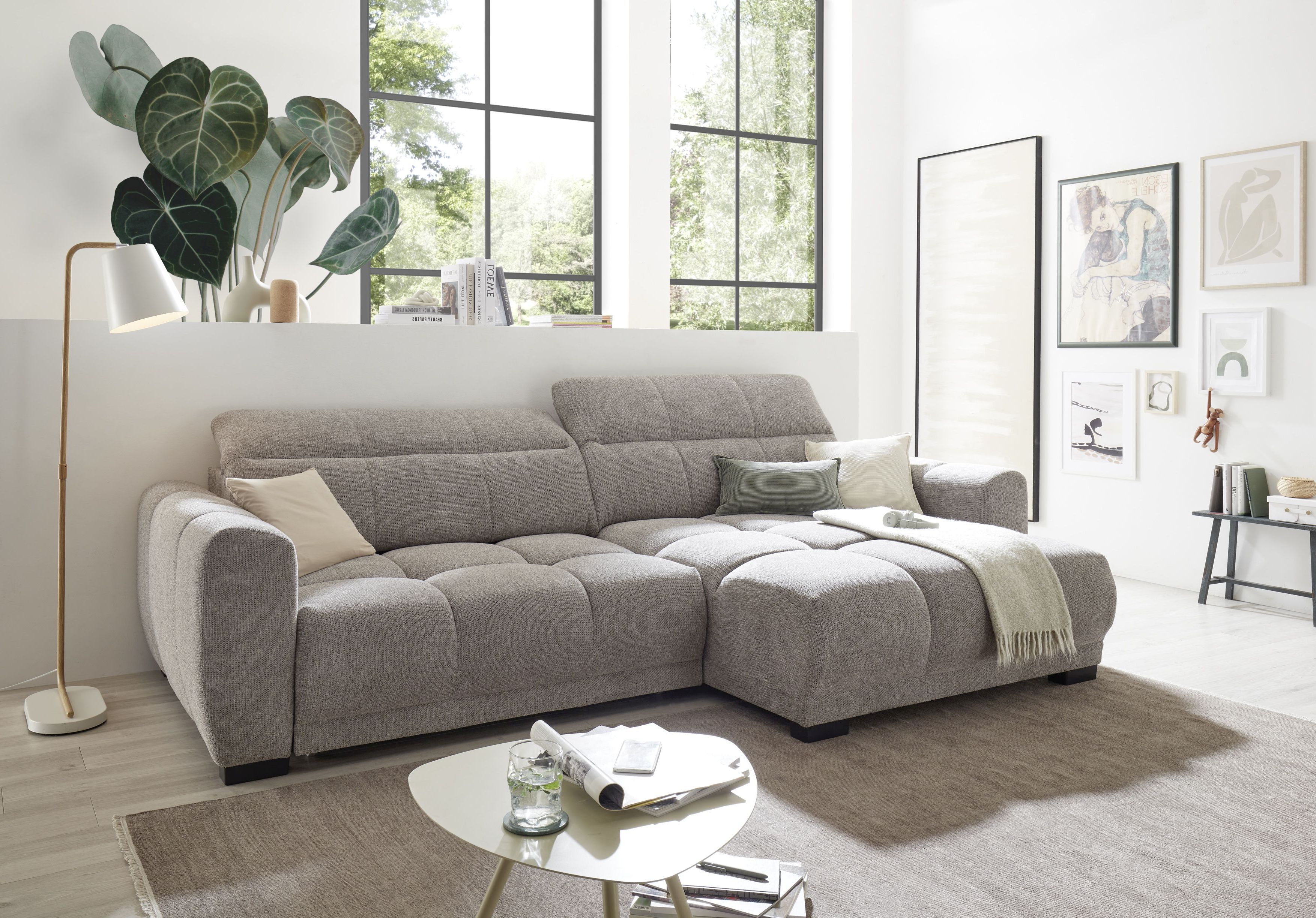 Ecksofa, taupe - Ernna