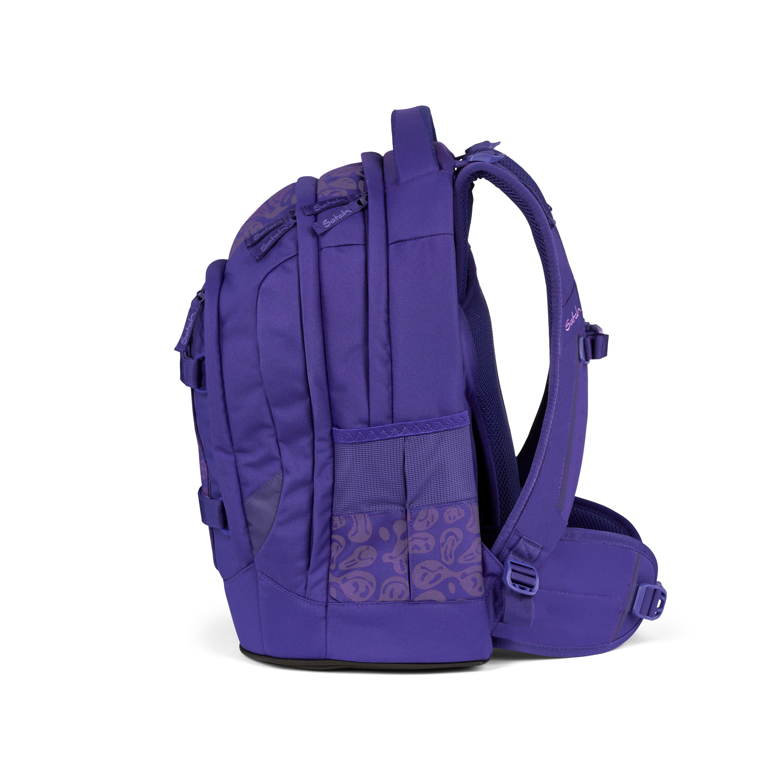 Schulrucksack Bright Faces  - lila