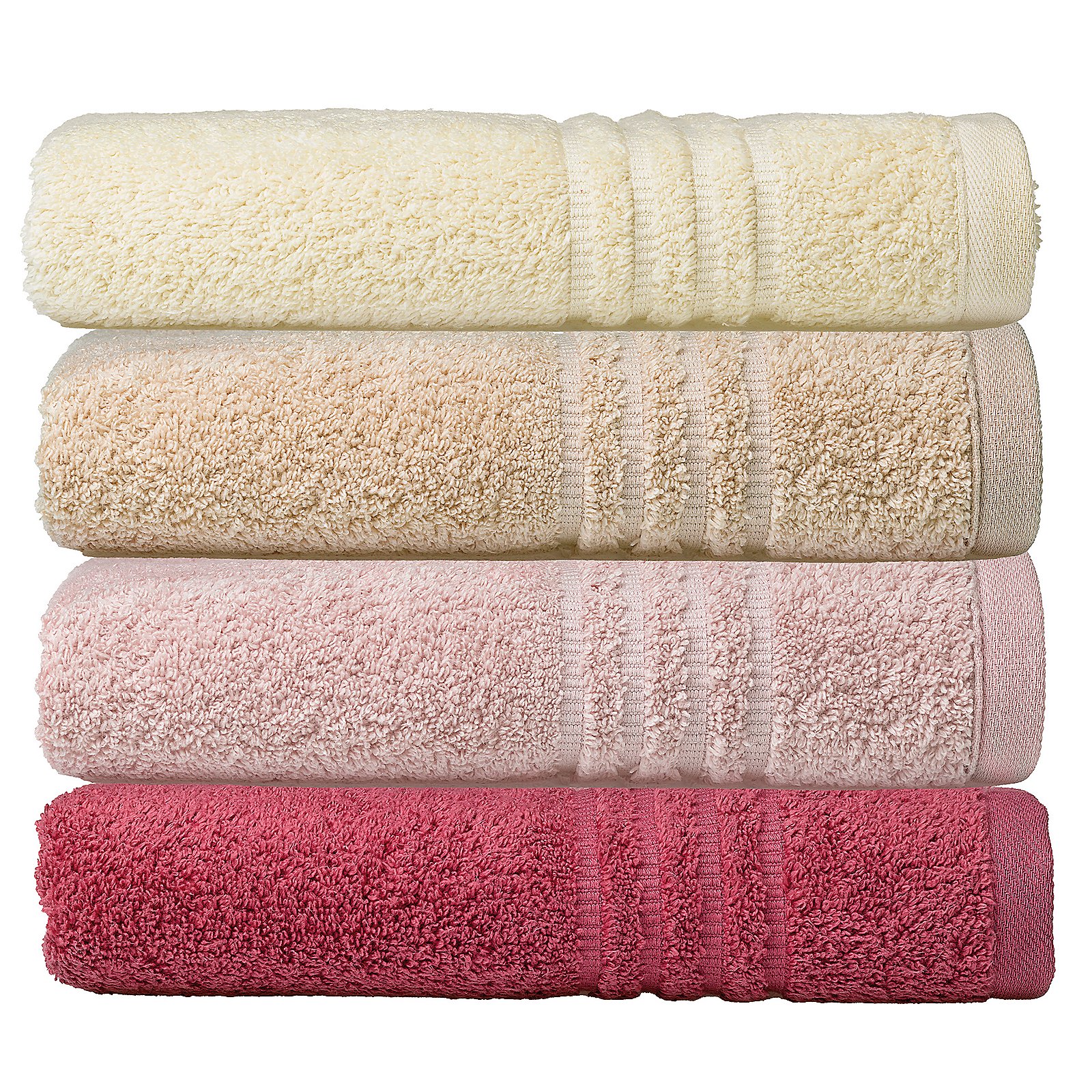 Handtuch Leonora 100x50 cm - 100%Baumwolle Premium altrosa