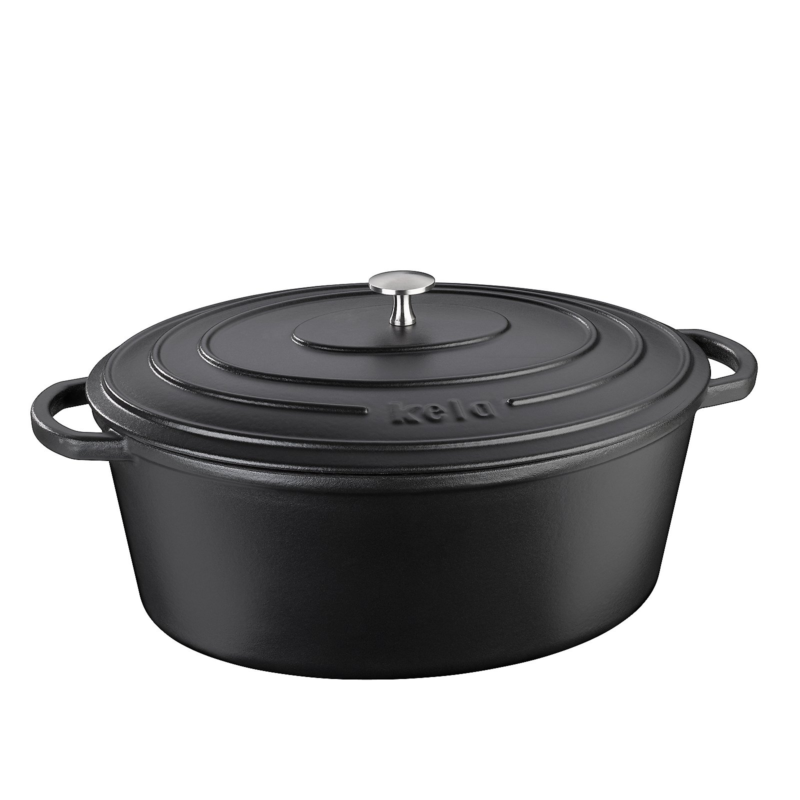 Bräter Calido, ca. 9,3 l - oval, schwarz