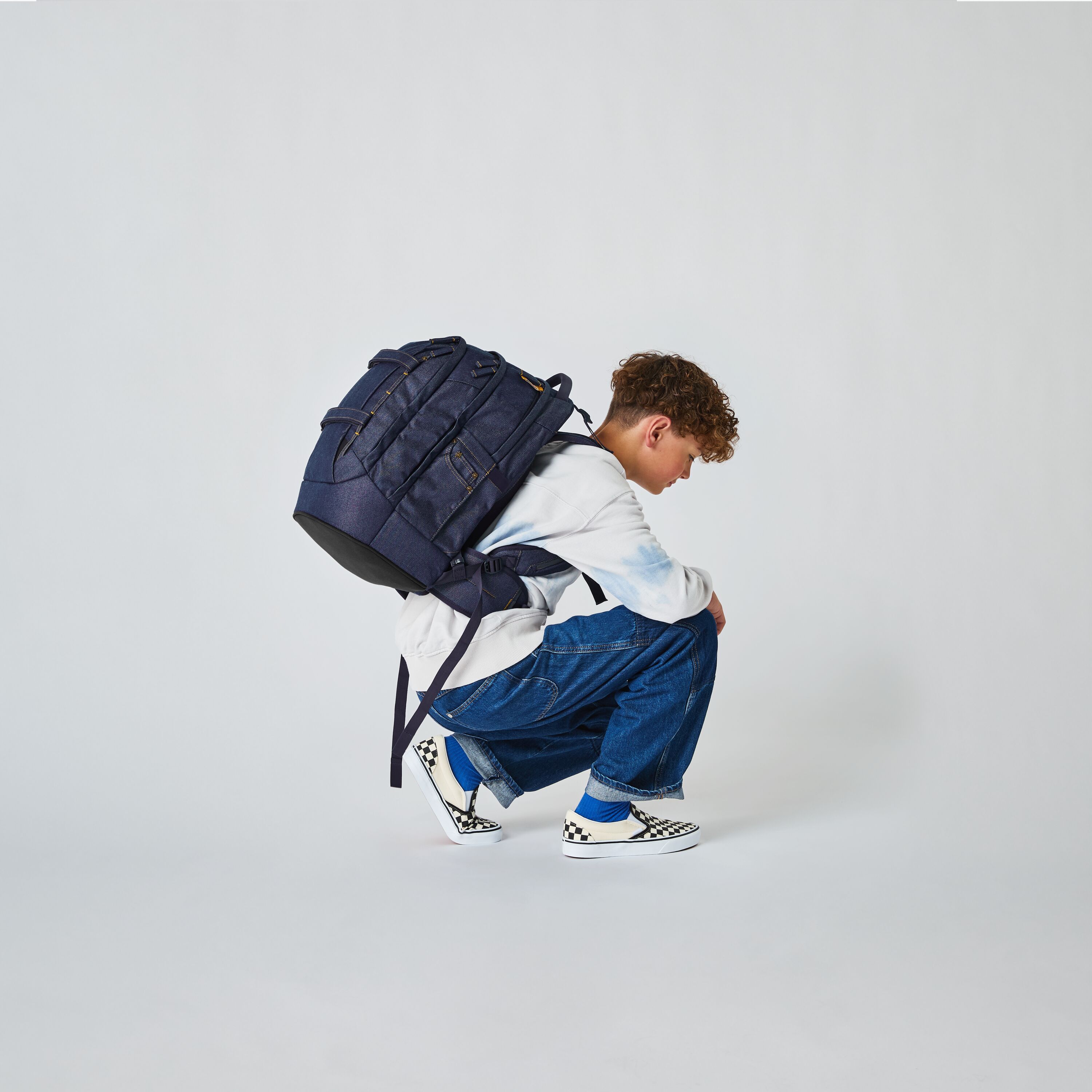 Satch Schulrucksack Set Denim Blue - Satch Pack Set