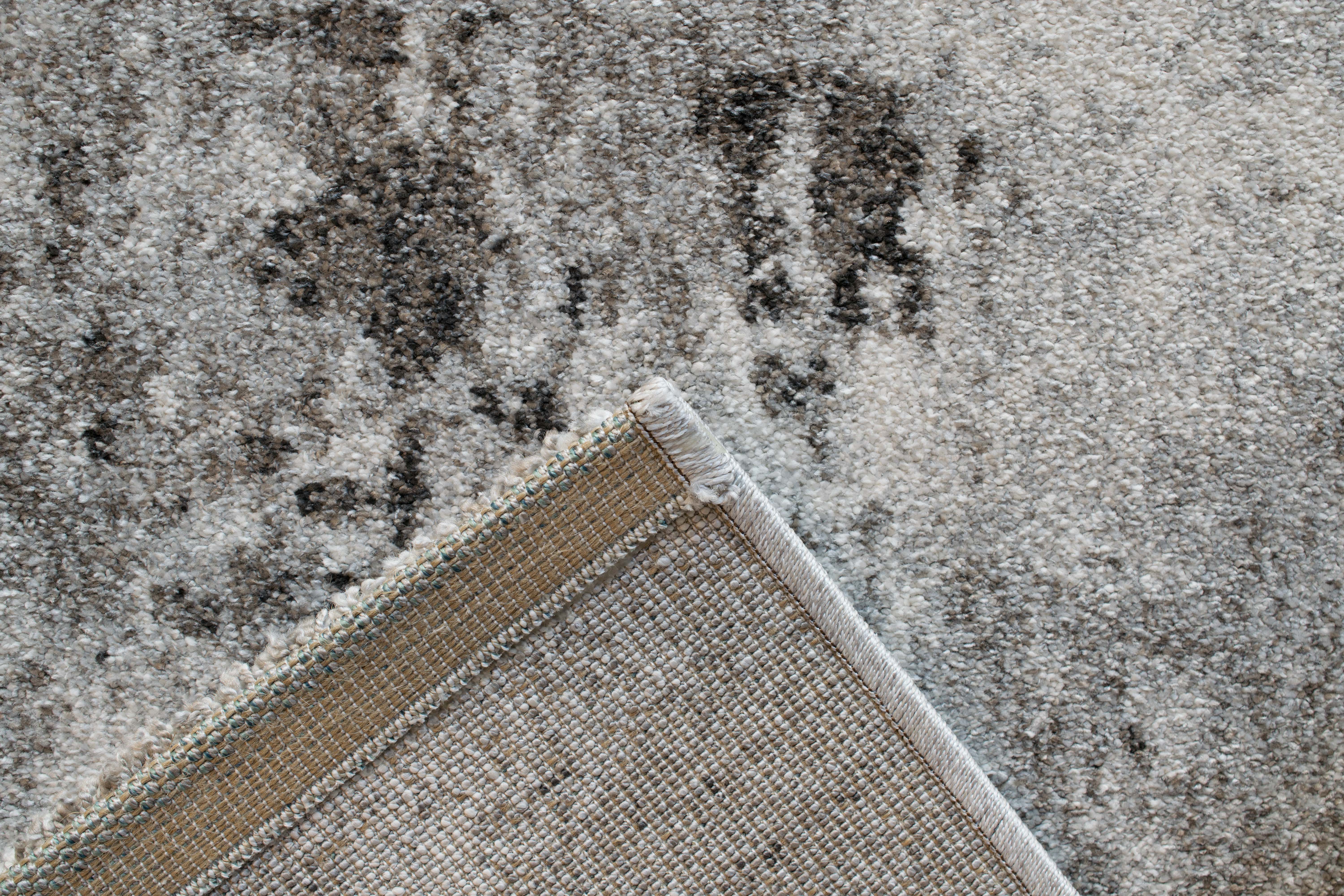 Webteppich, grau-silberfarben, 160x230 cm - Radison