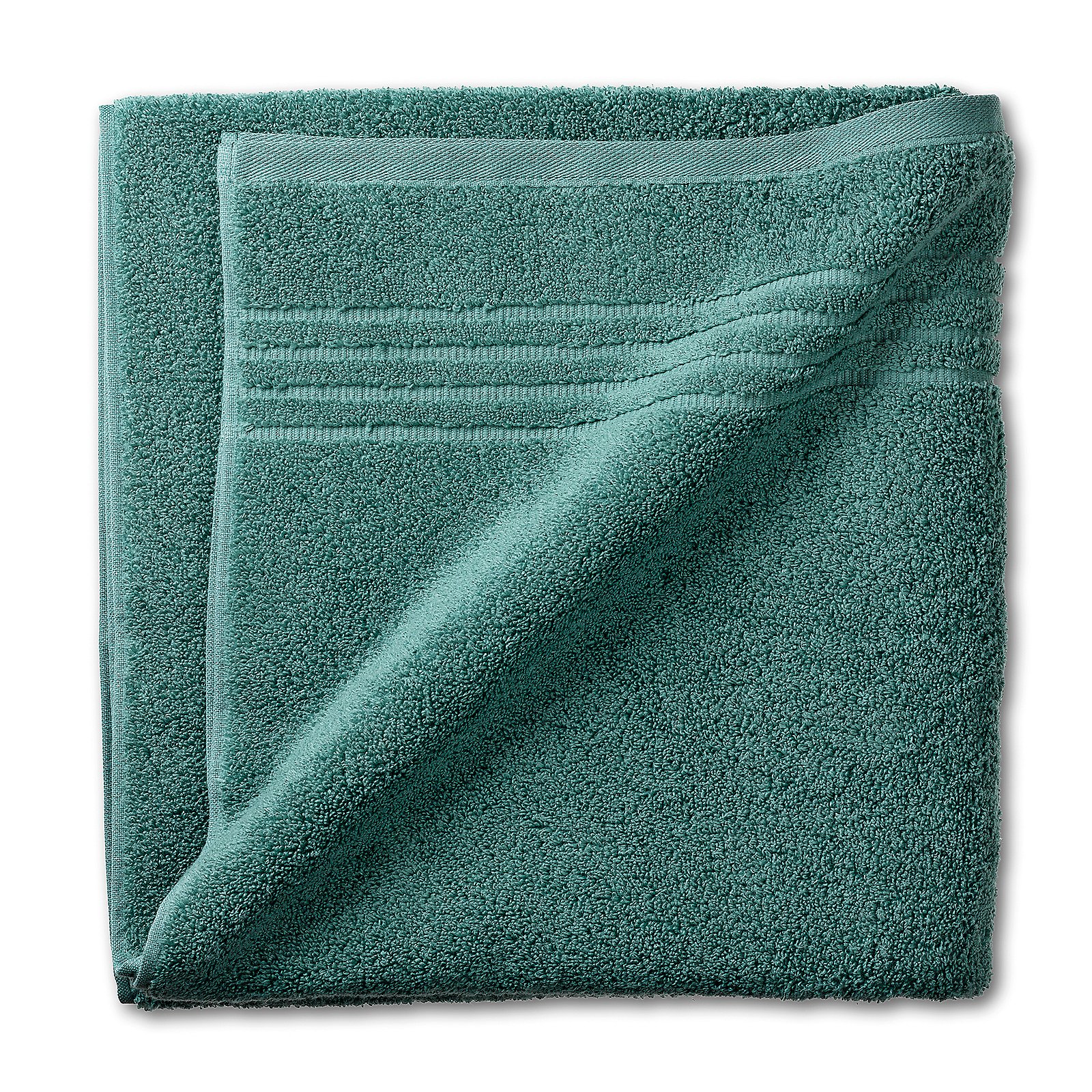 Duschtuch Leonora 140x70 cm - 100%Baumwolle Premium piniengrün