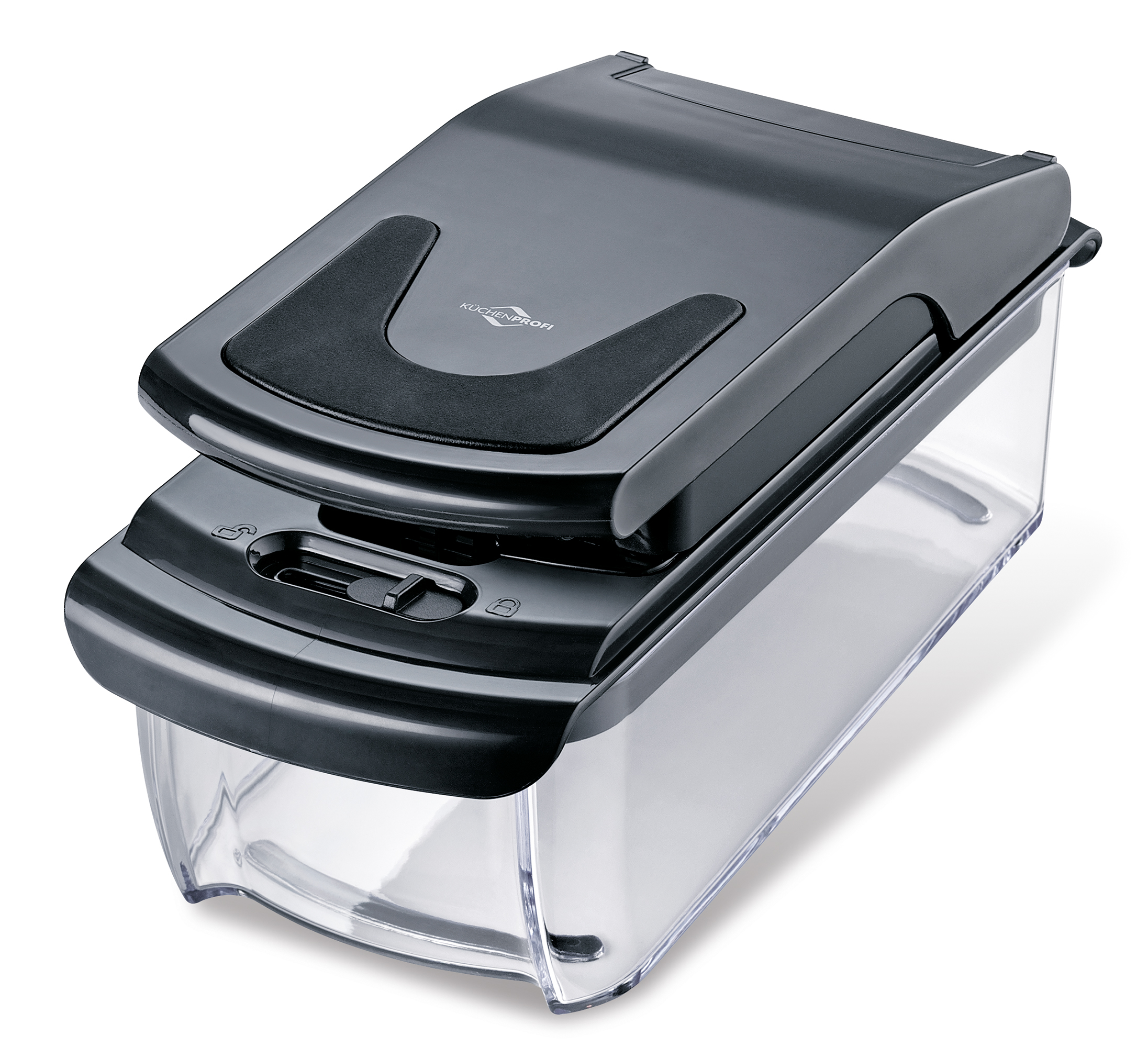 Zwiebel-/Gemüsewürfler Compacto - Kunststoff, schwarz/transparent, 30cm