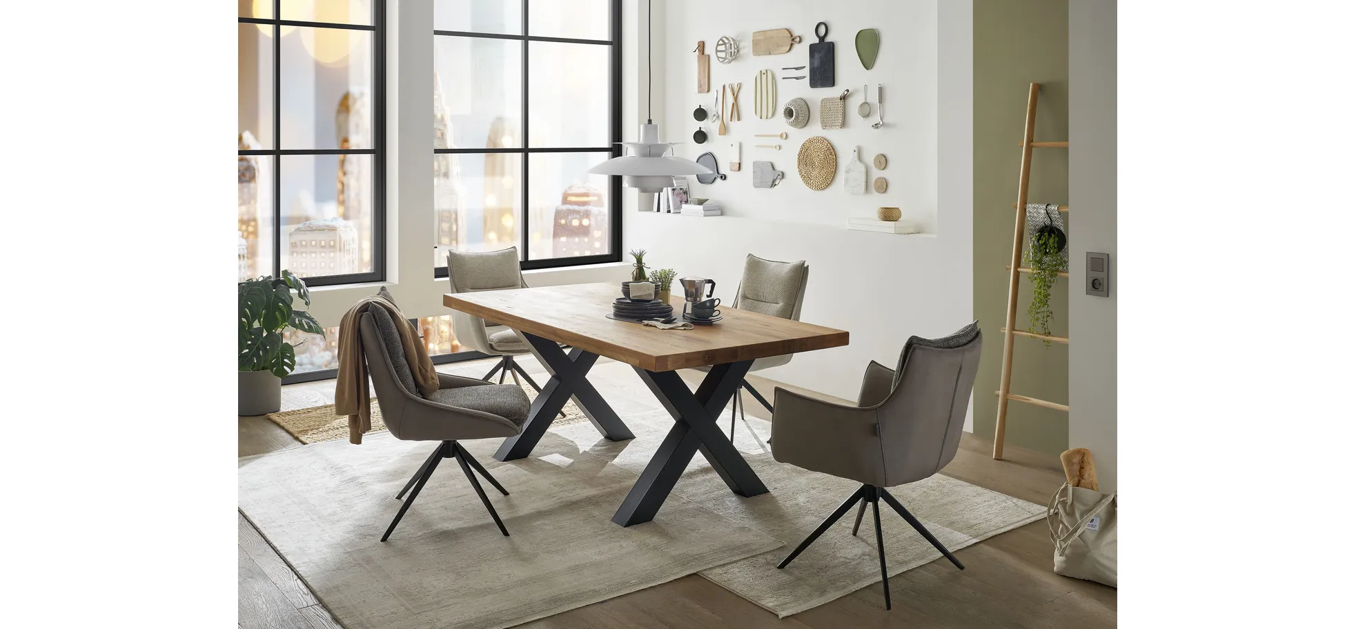 Stuhl, drehbar 360° autoreturn - Mandy