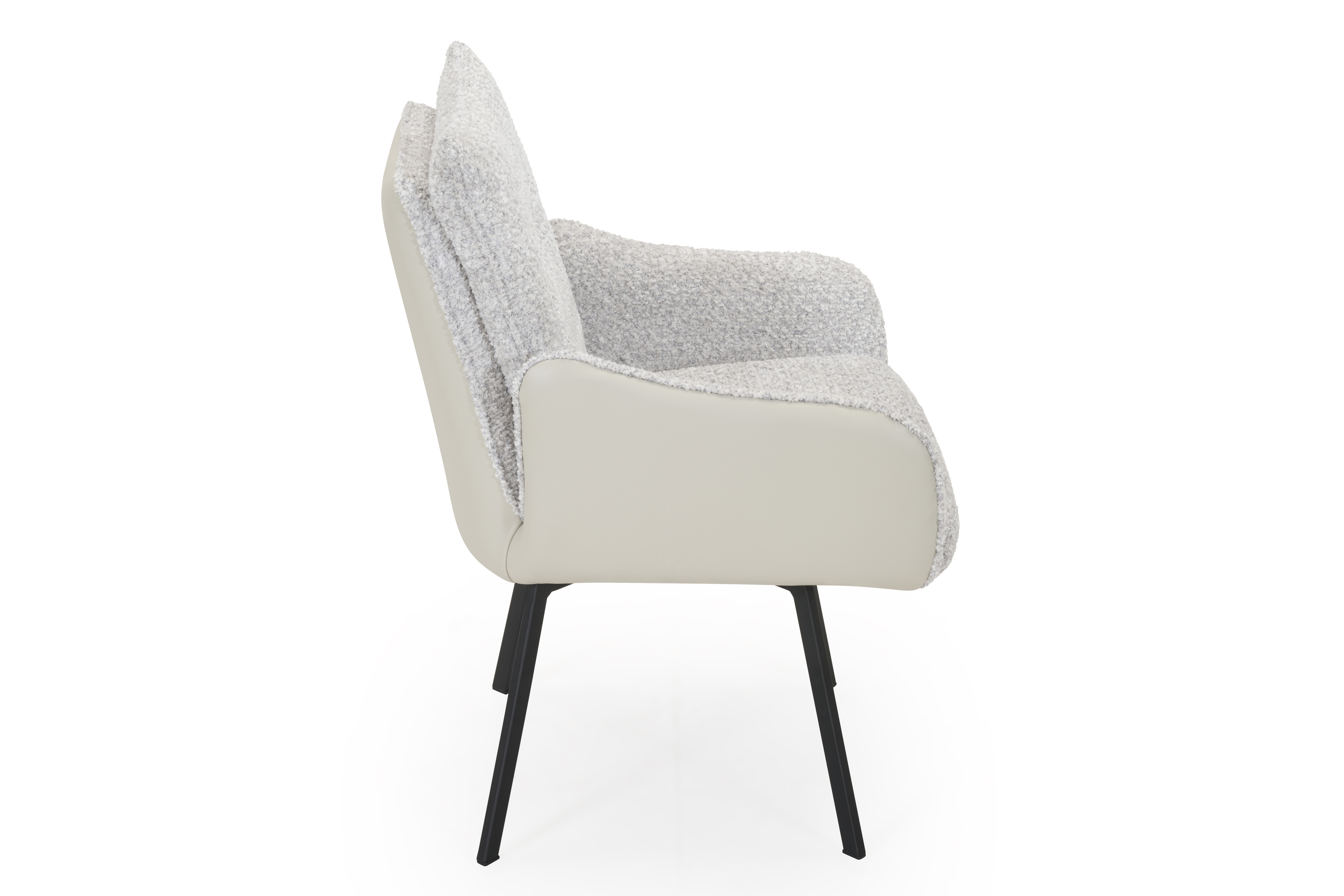 Esszimmerstuhl, Stoff Zink, 2er-Set - LS25 Belvedere