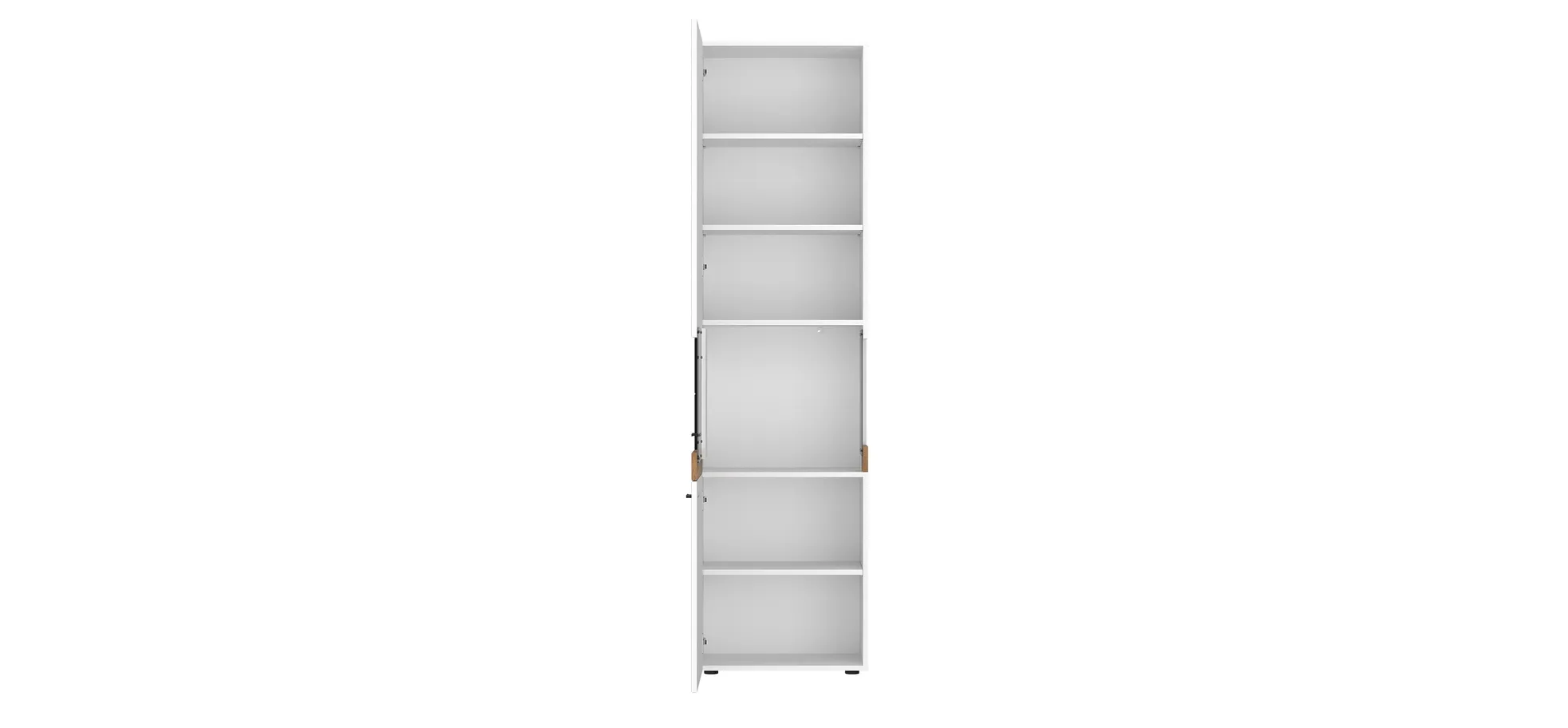 Vitrine, Eiche, Alpinweiß - MyStyle 1019