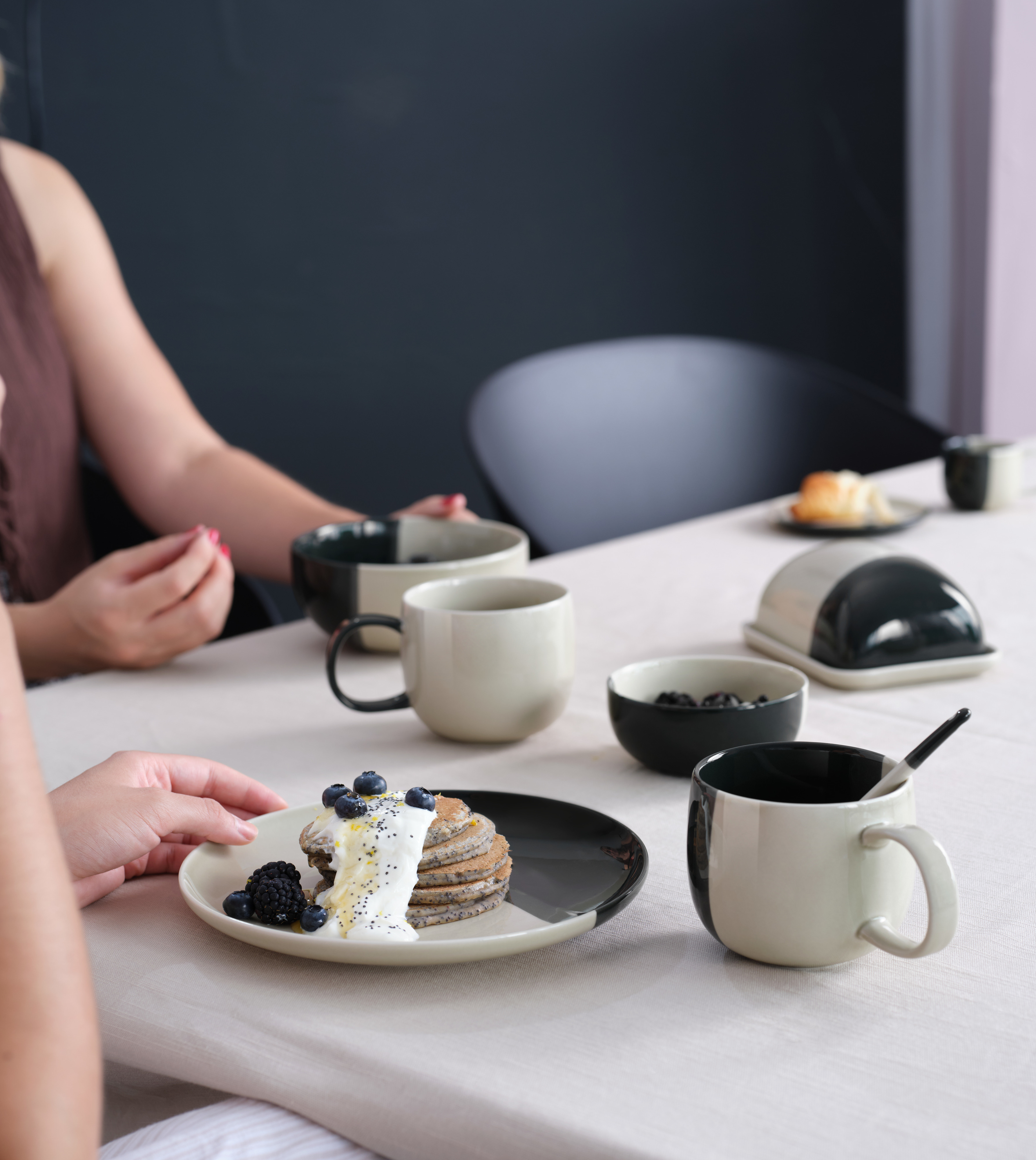 Dessertteller joy, black currant smoothie - Ø22 cm, Höhe 2,6 cm