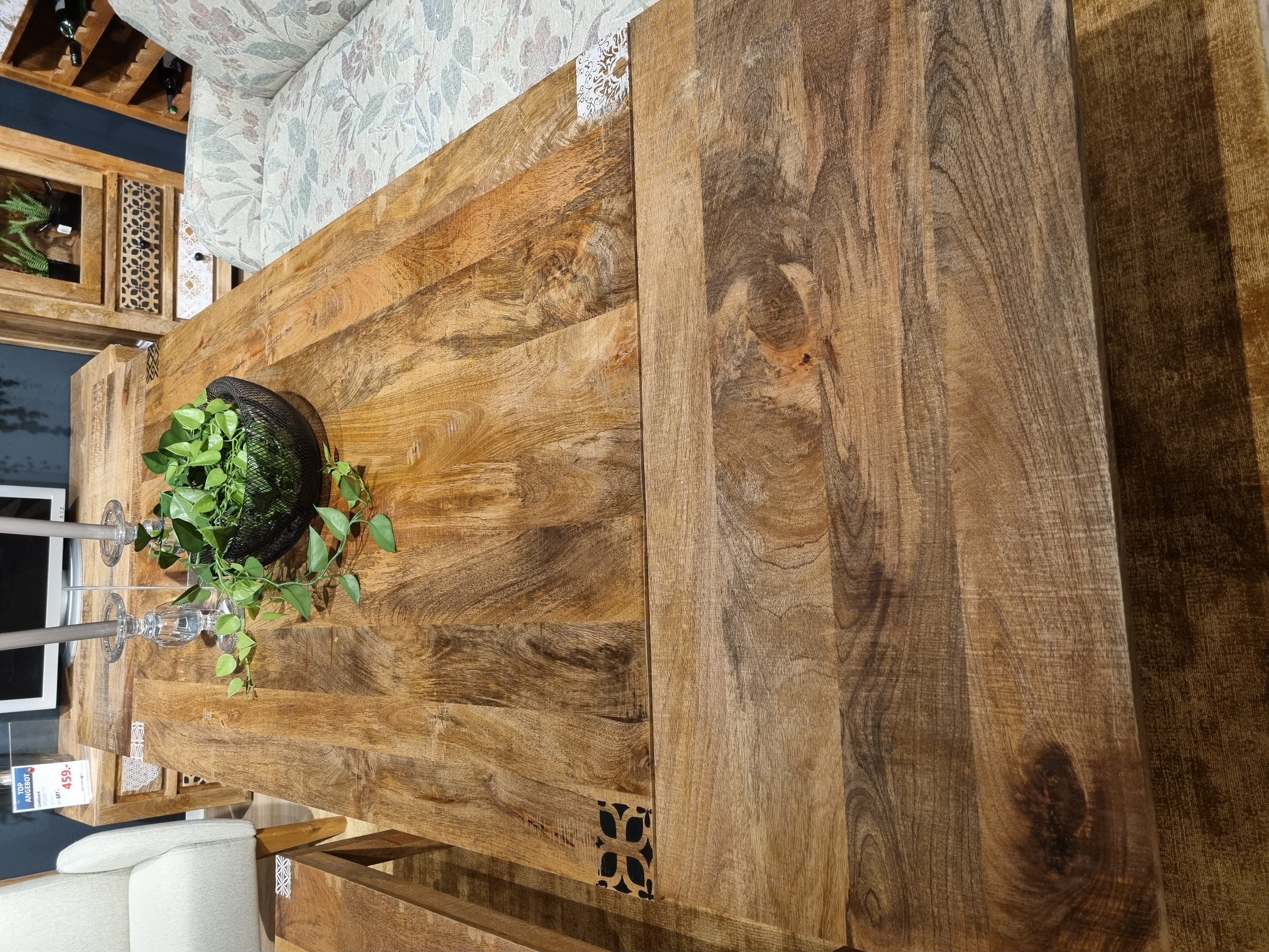 Esstisch, Mangoholz, ca. 160 x 90 cm - MyStyle 1008