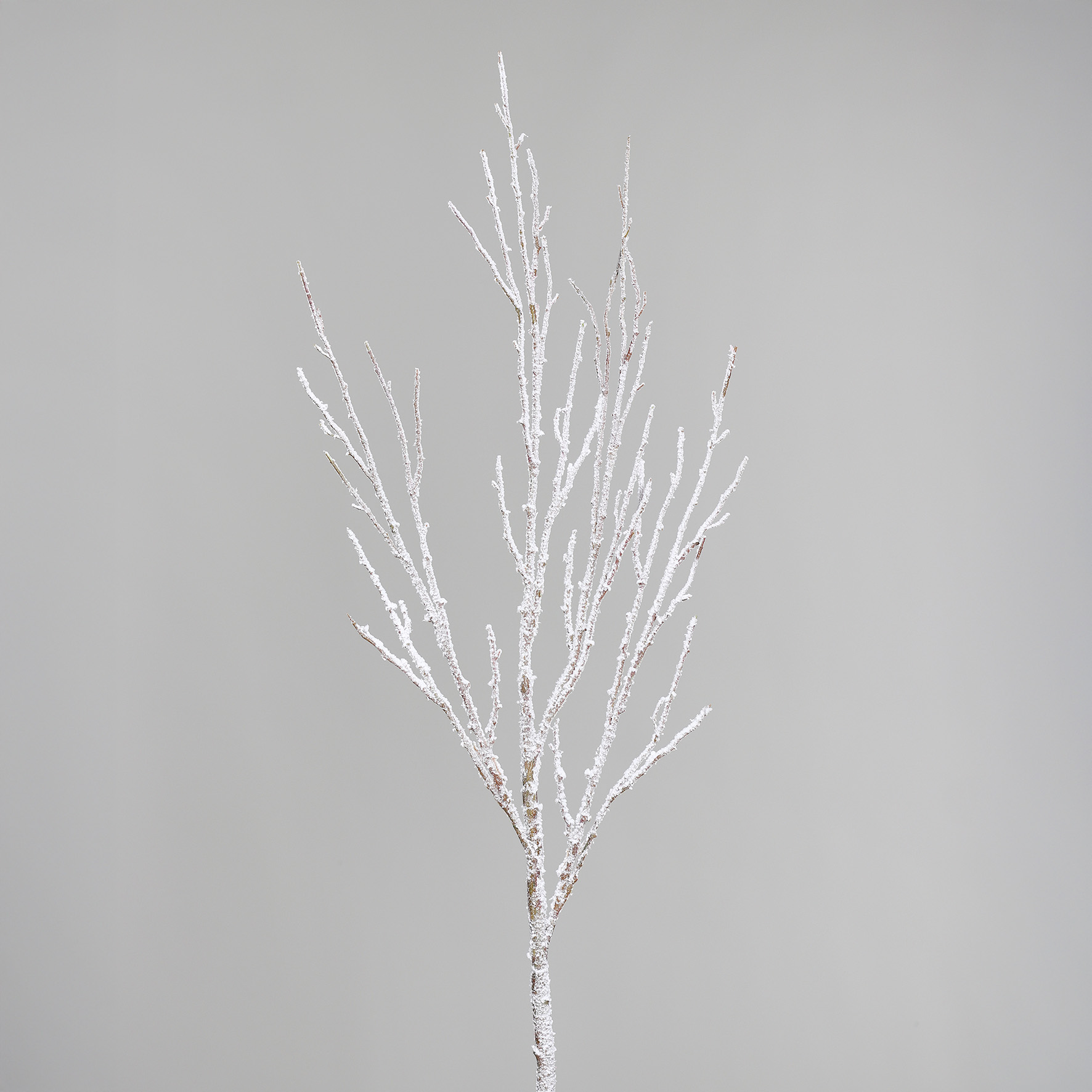 Dekozweig mit Schnee - 135 cm