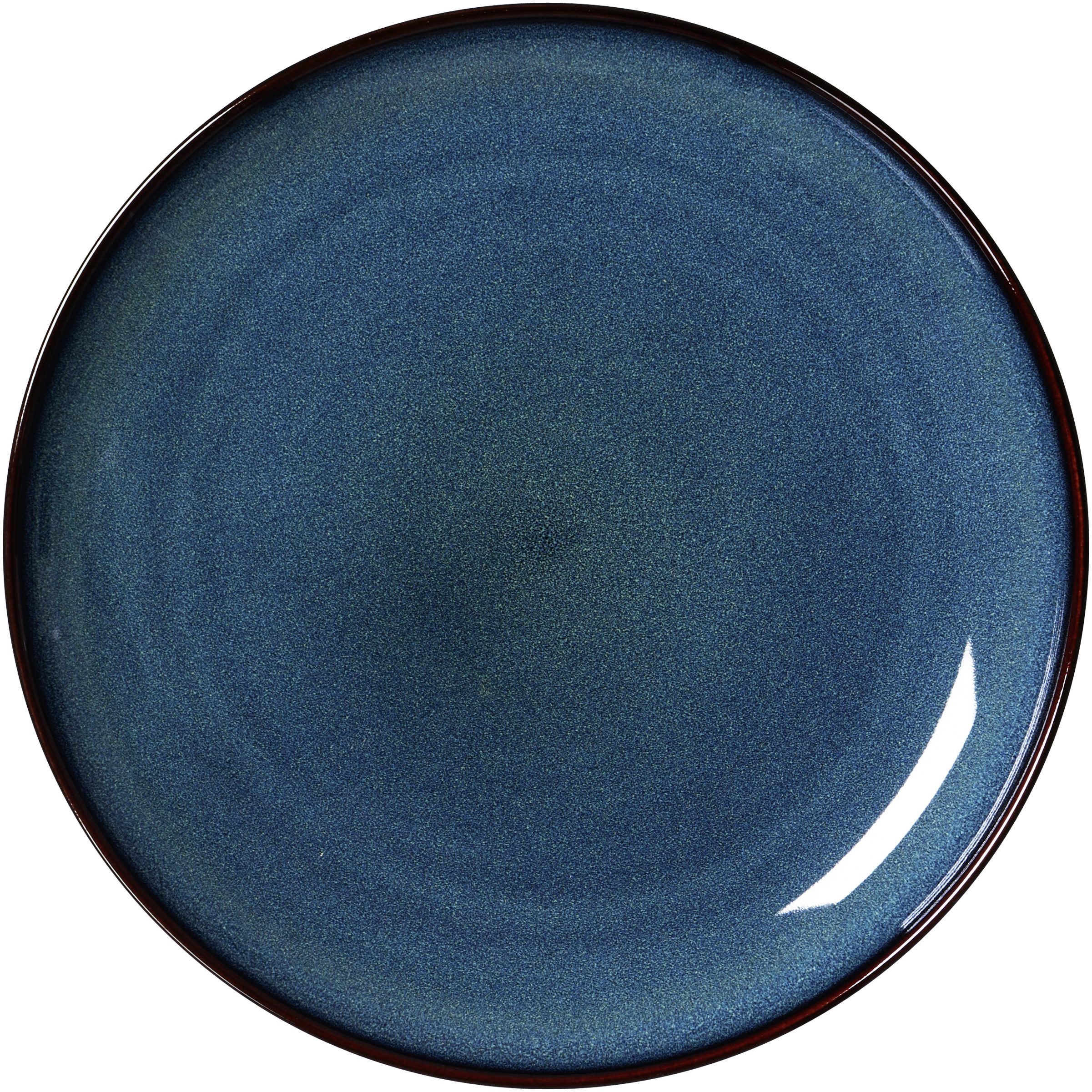 Frühstücksteller Bali - steinzeug, blau, 20,5cm