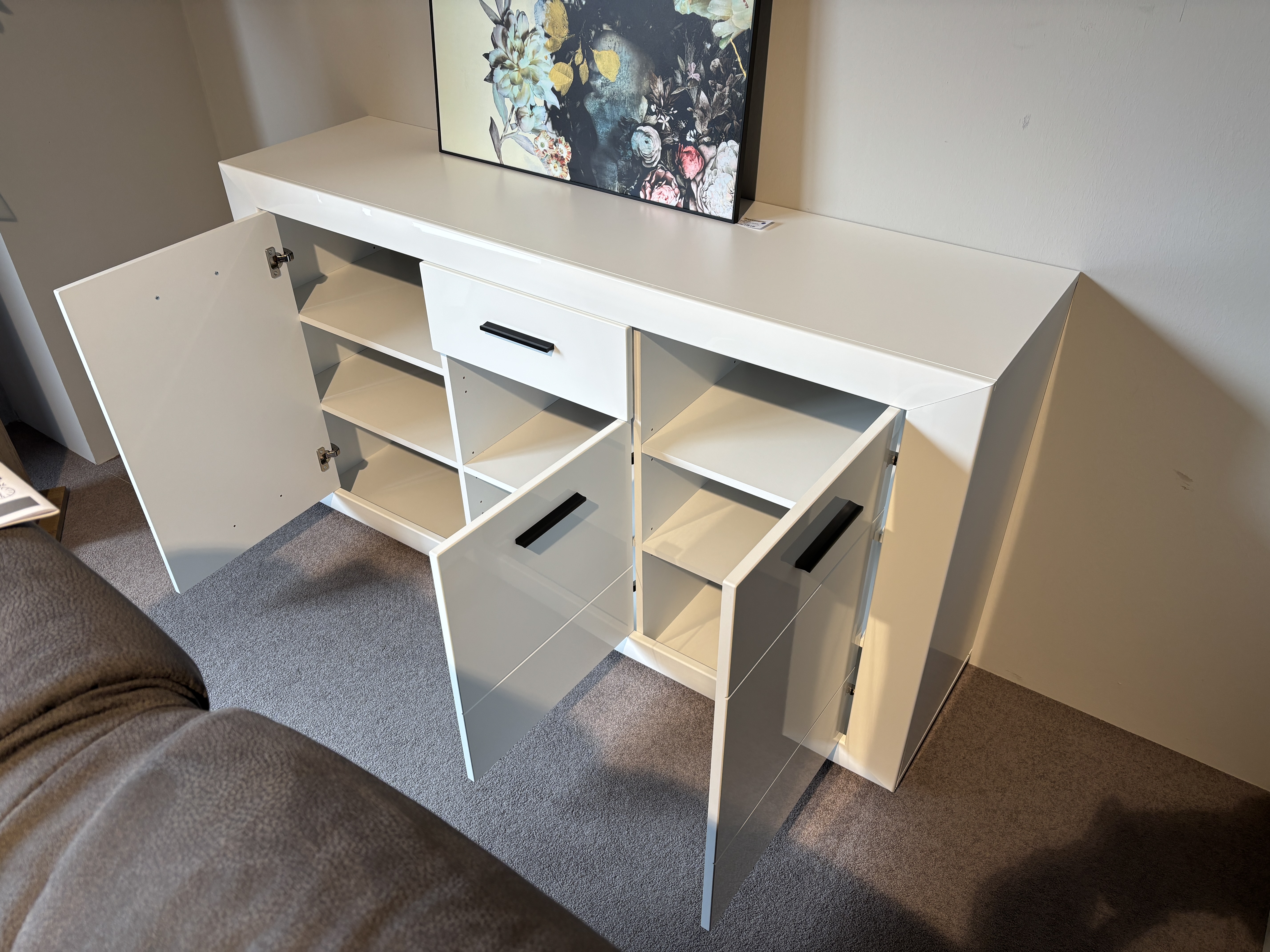 Kommode, Front MDF weiß hochglanz - MyTogo497