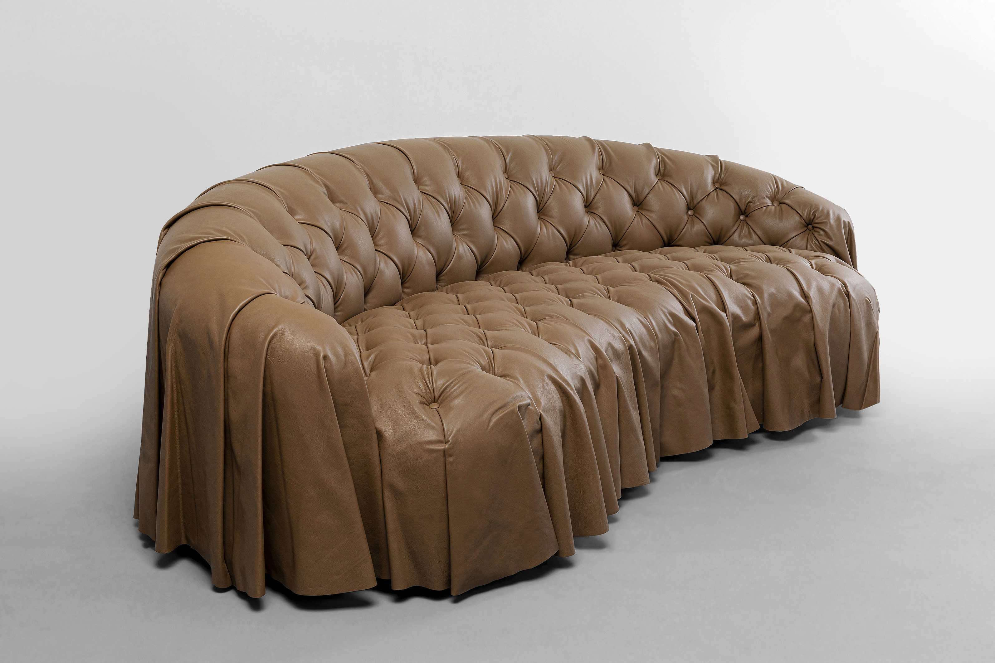 Sofa Drapes, Rindleder - Möbel