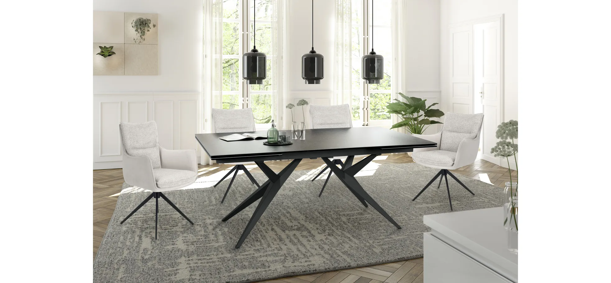 Armlehnstuhl, drehbar 360° autoreturn - Mandy