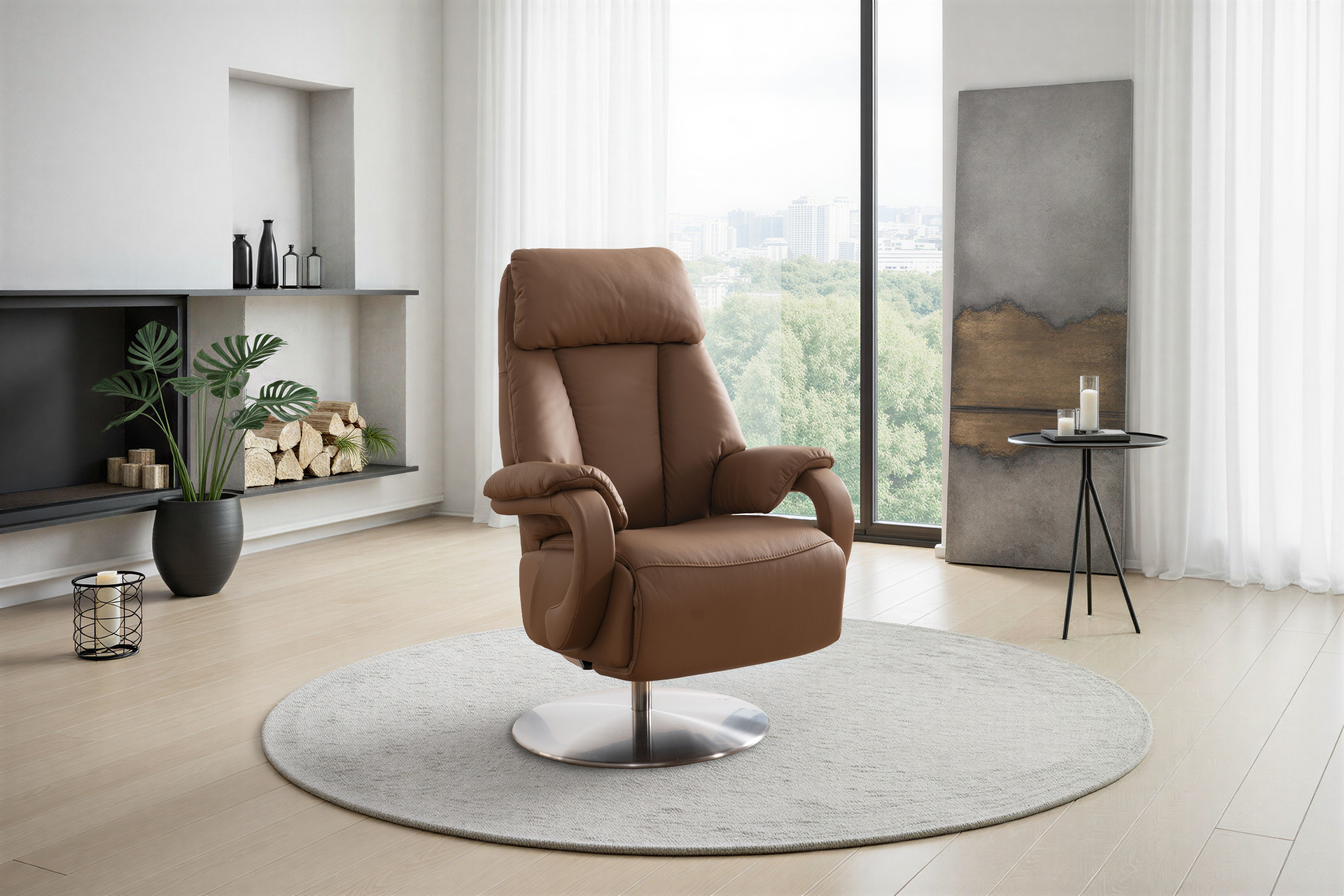 Drehsessel, hazel - LS26 Apostolo Lazyline