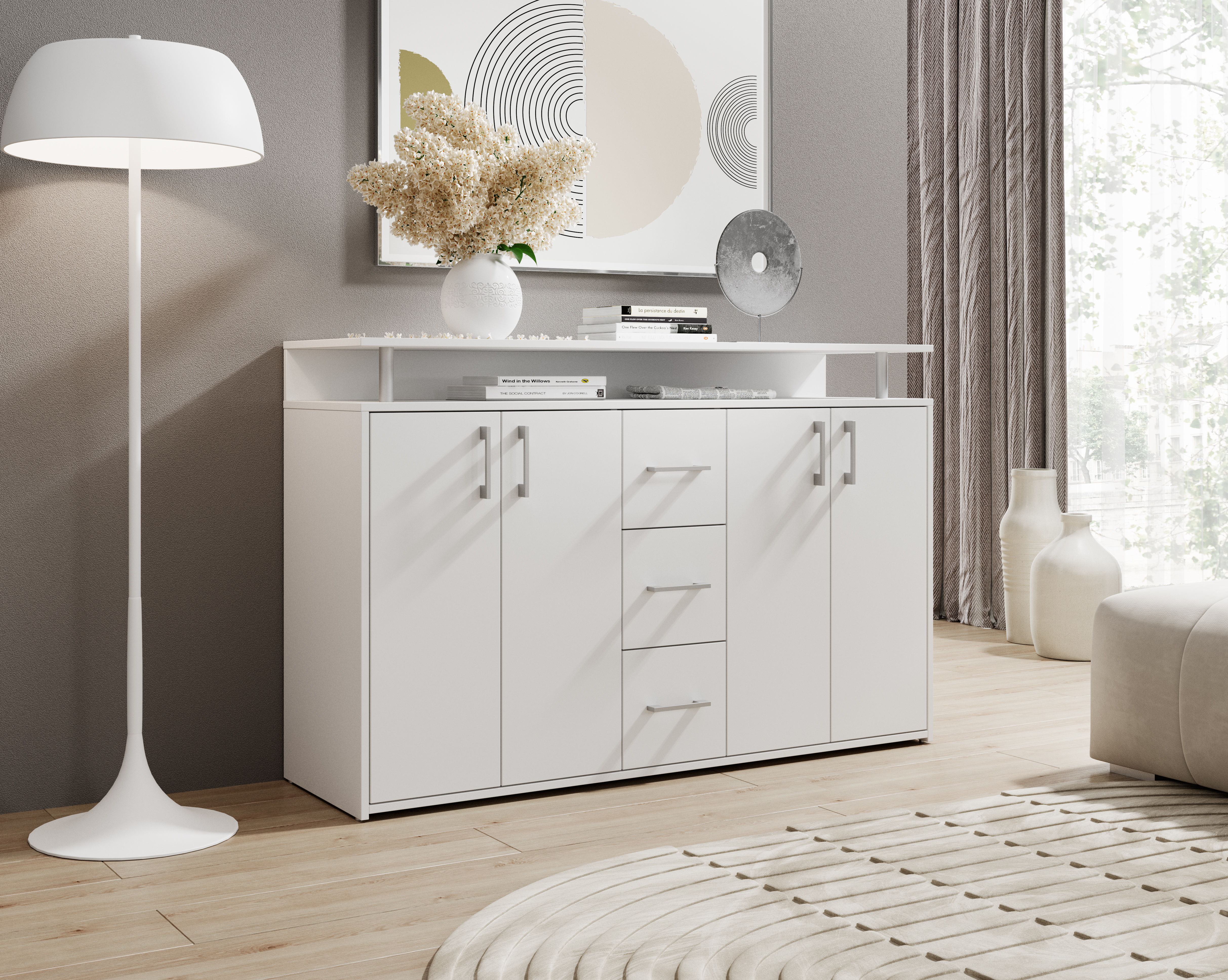 Highboard, Weiß - MyStyle 1027