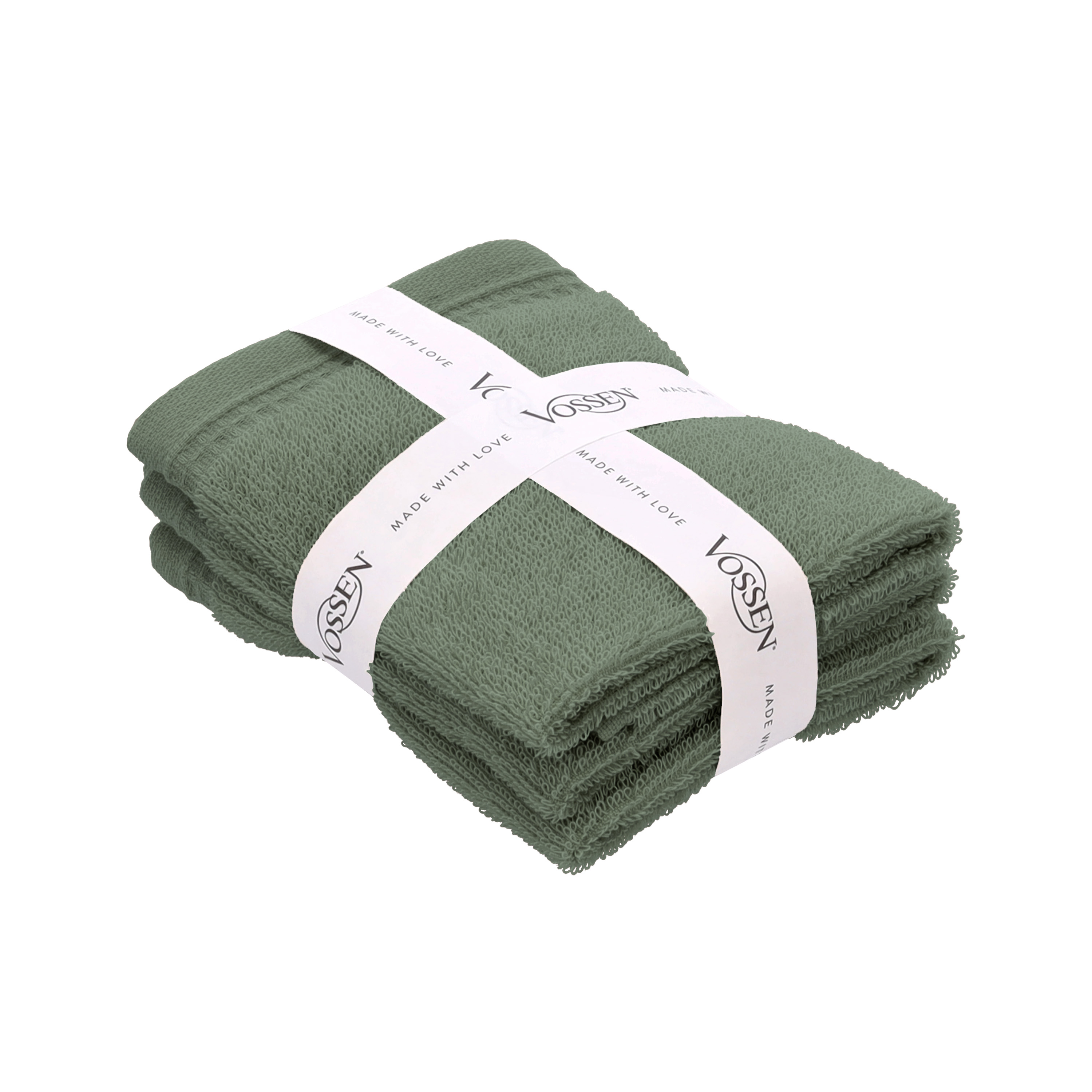 Seiflappen 30x30cm detox green, 3-er - Detox Time