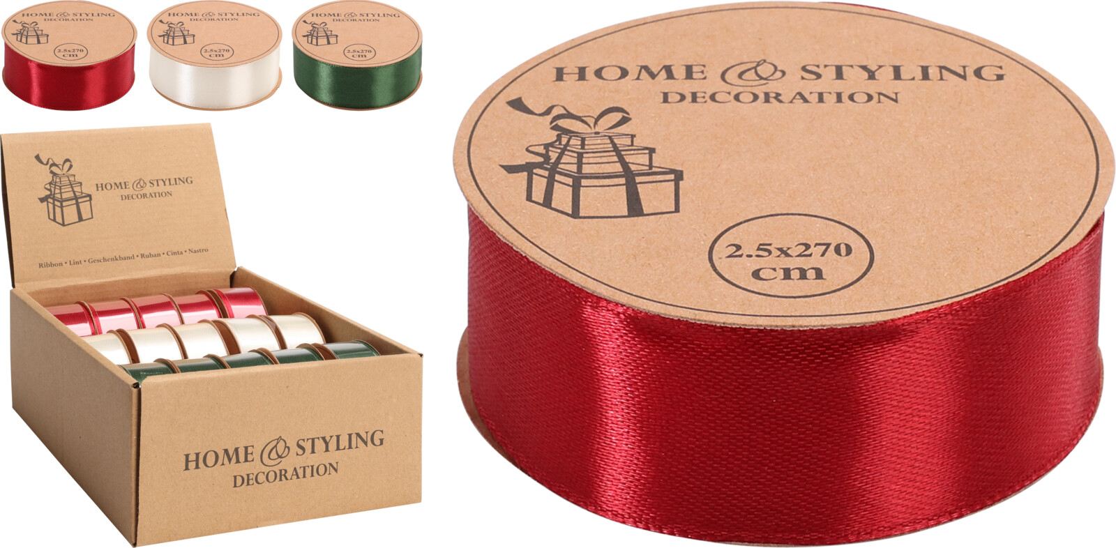 Geschenkband - sortiert