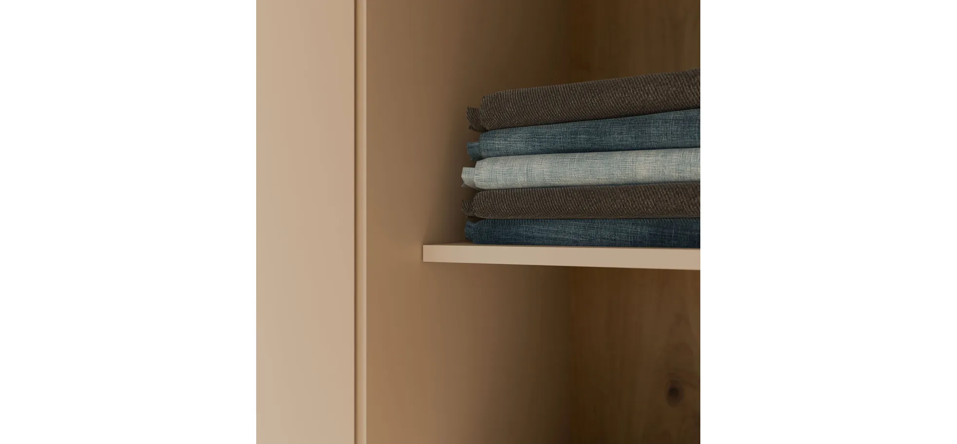 Drehtürenschrank, Dekor sand - Fathie