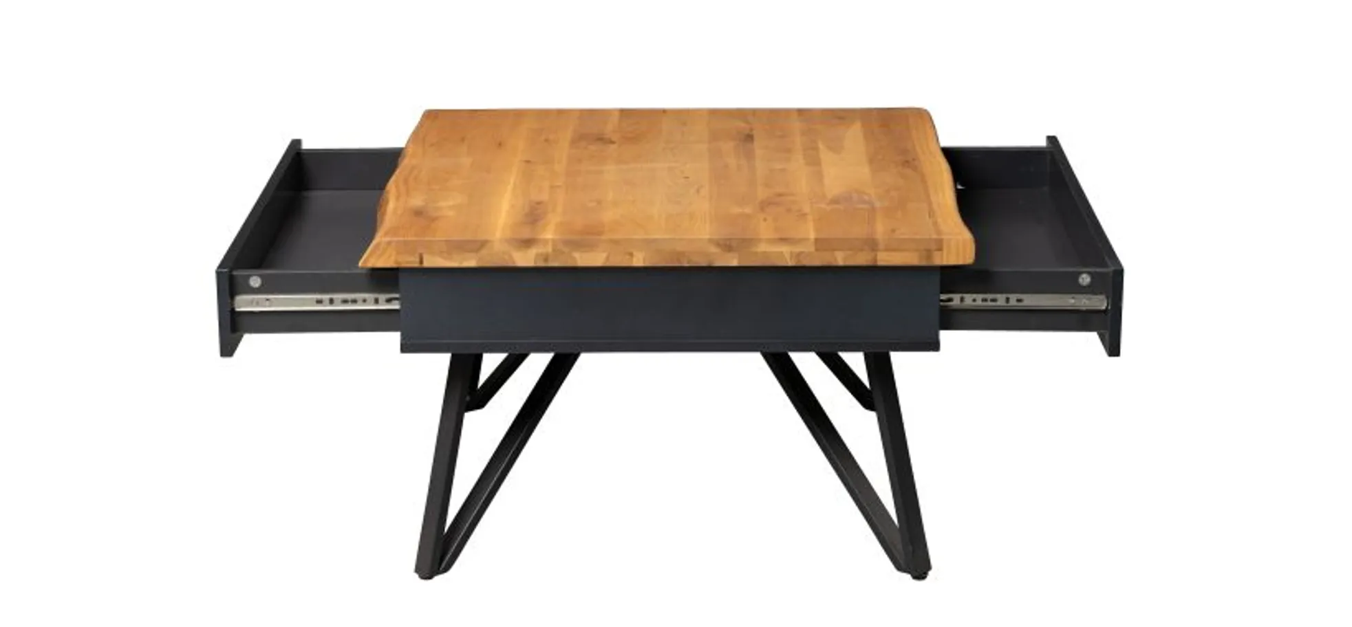 Couchtisch, Wildeiche, BHT 75x45x75 cm - Meira/Madline