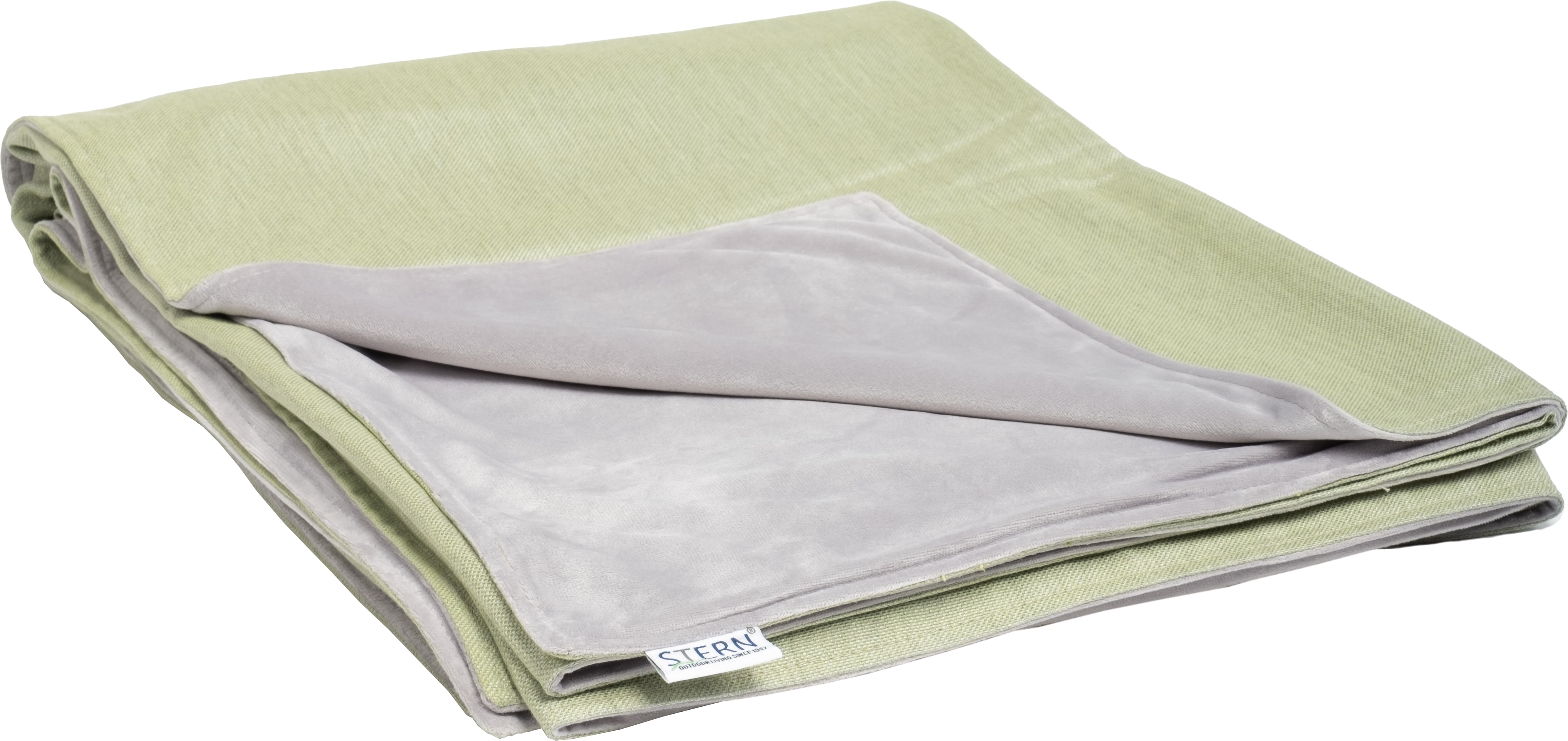 Decke, Kuscheldecke, 156x200,farngrün-grau - Zubehör