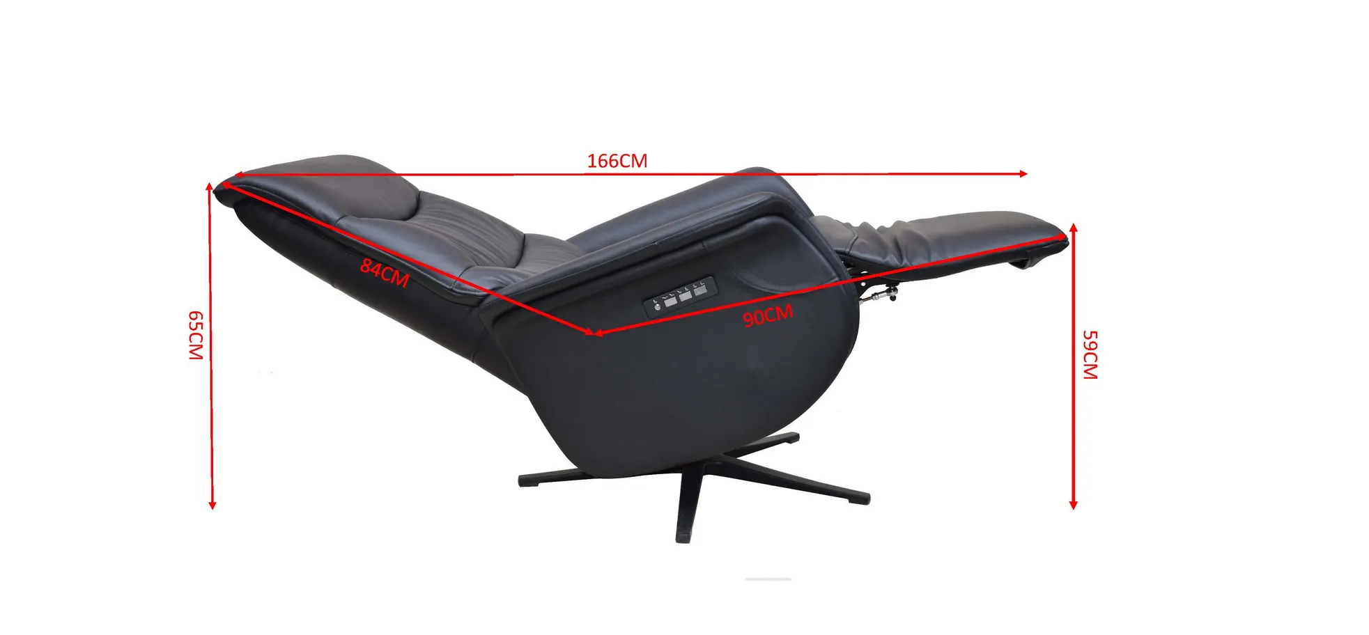 Fernsehsessel, schwarz - Marek