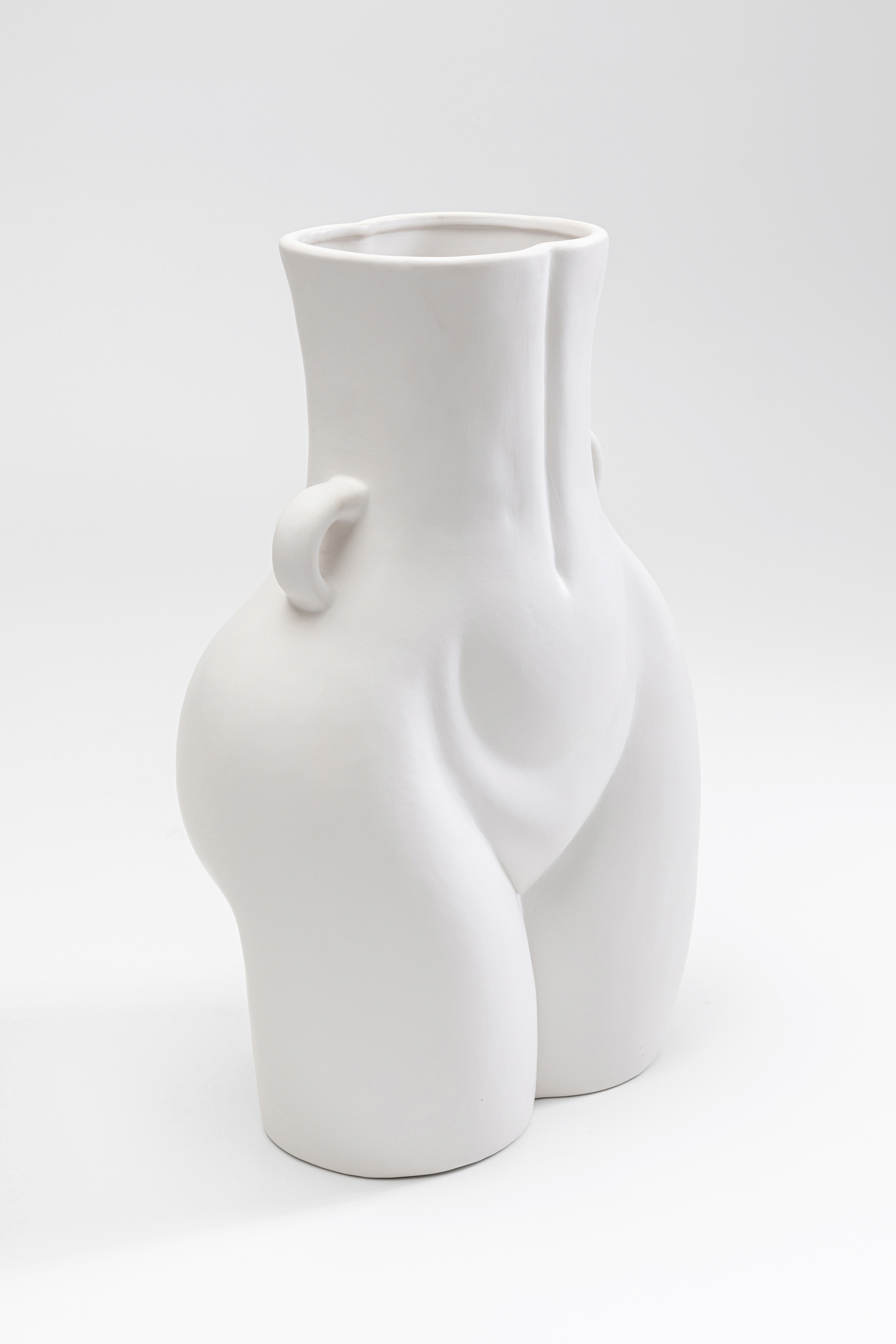 Vase Donna, weiß, Keramik Dolomit - Accessoires