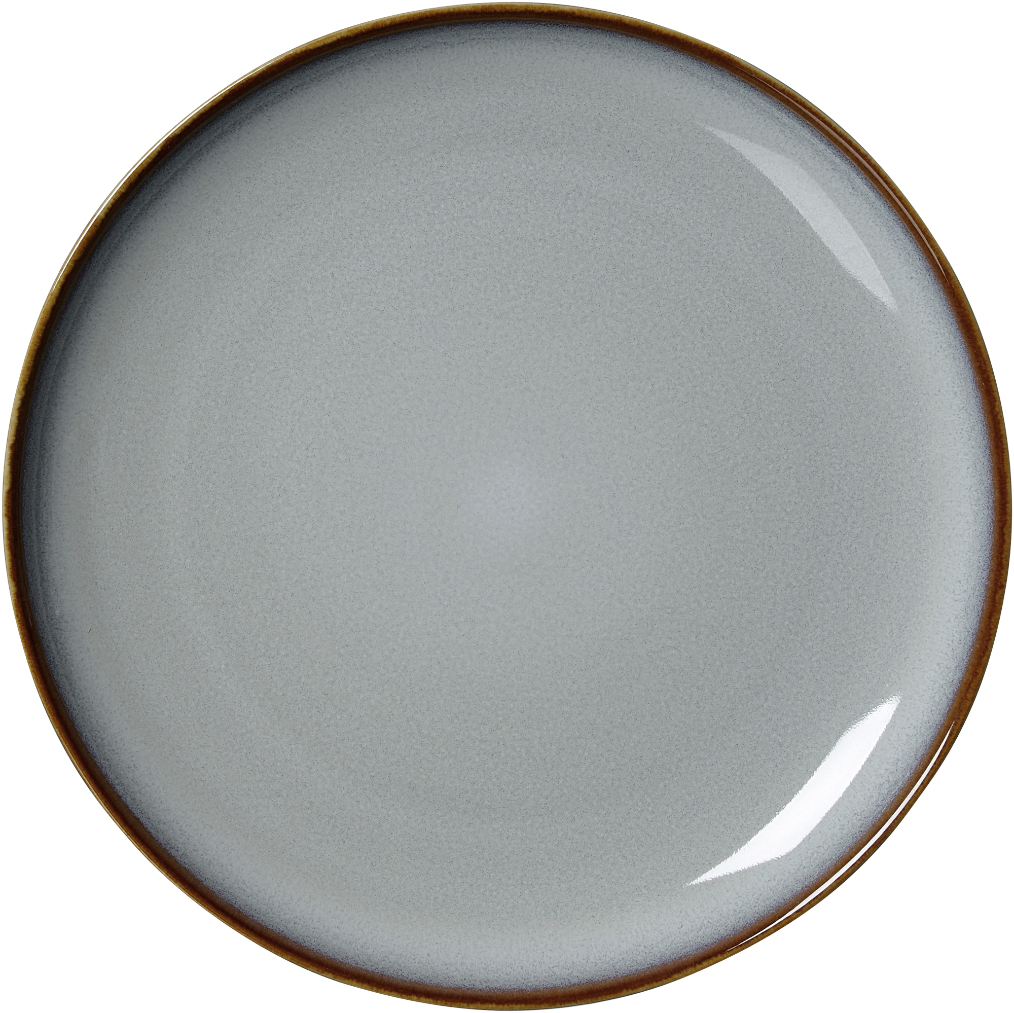 Frühstücksteller Portofino - steinzeug, grau, 20,5cm