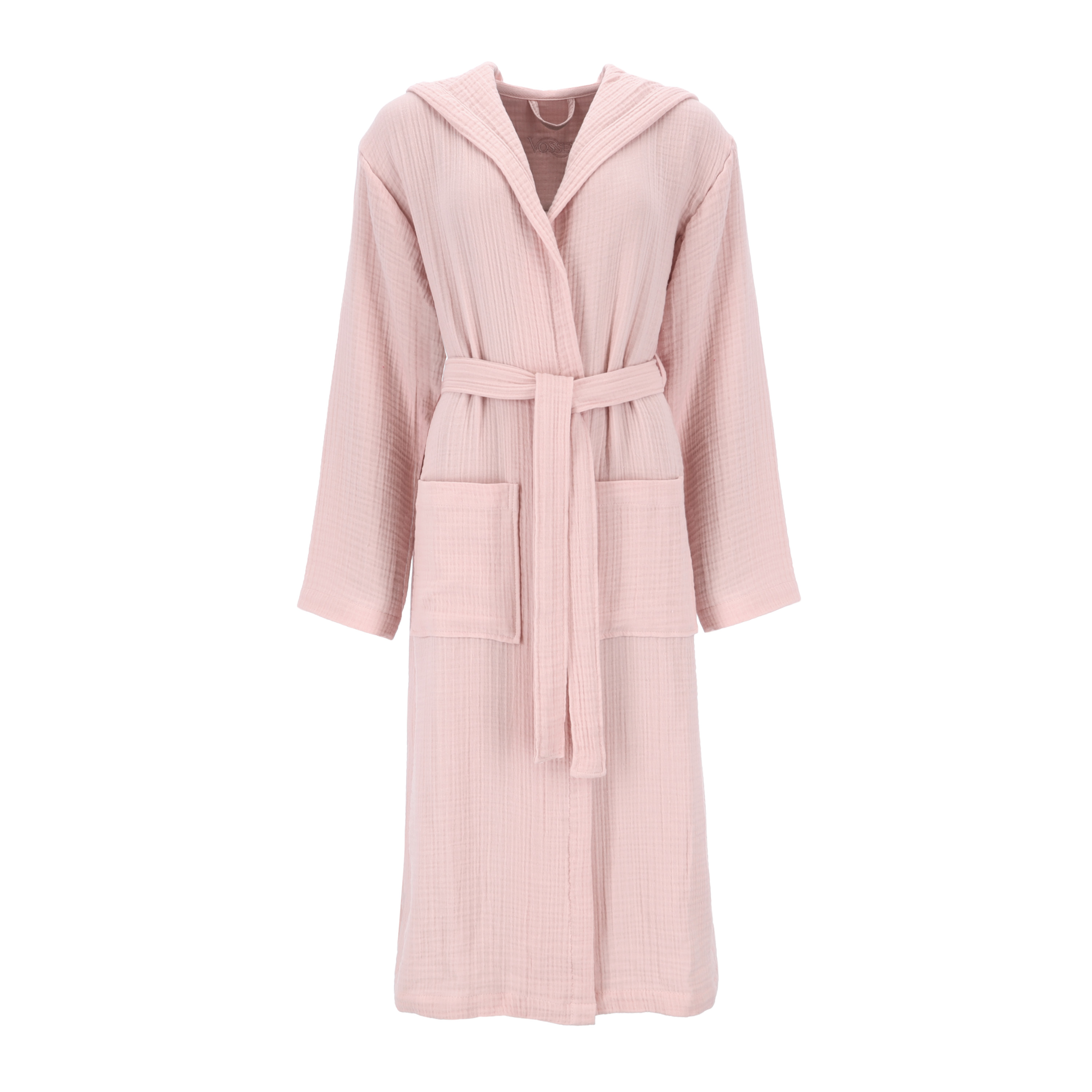 Unisex Musselin-Bademantel pearl skin S/M - Mantel Silent