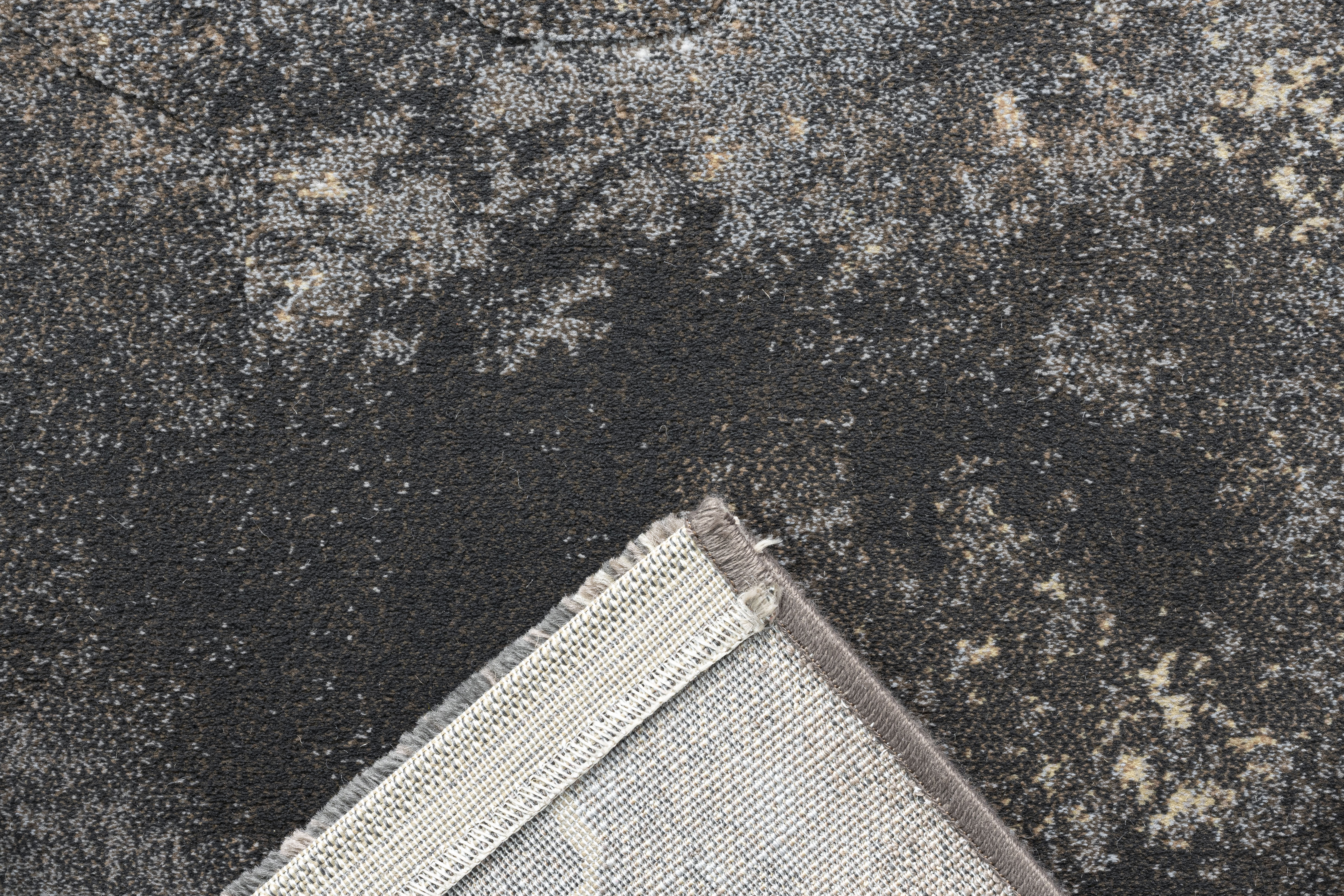 Webteppich, grau-braun, 160x230 cm - Rargentum