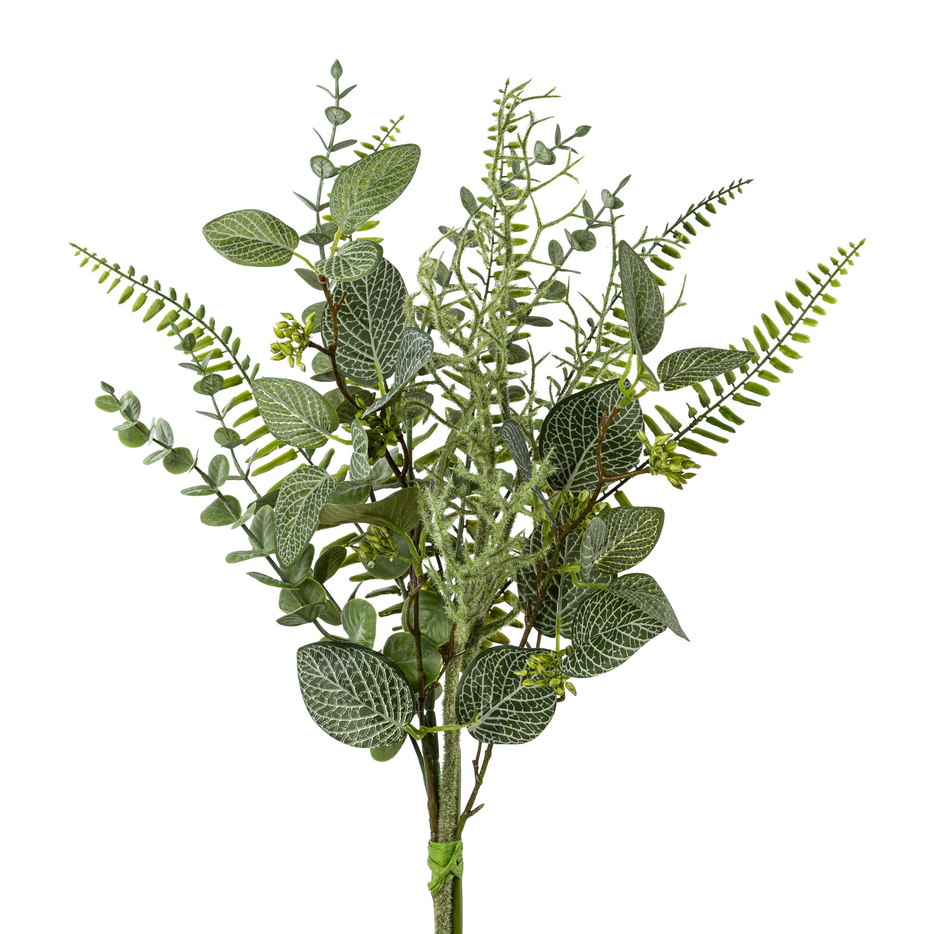 Kunstblume - Grünmix-Bouquet, 56 cm, grün