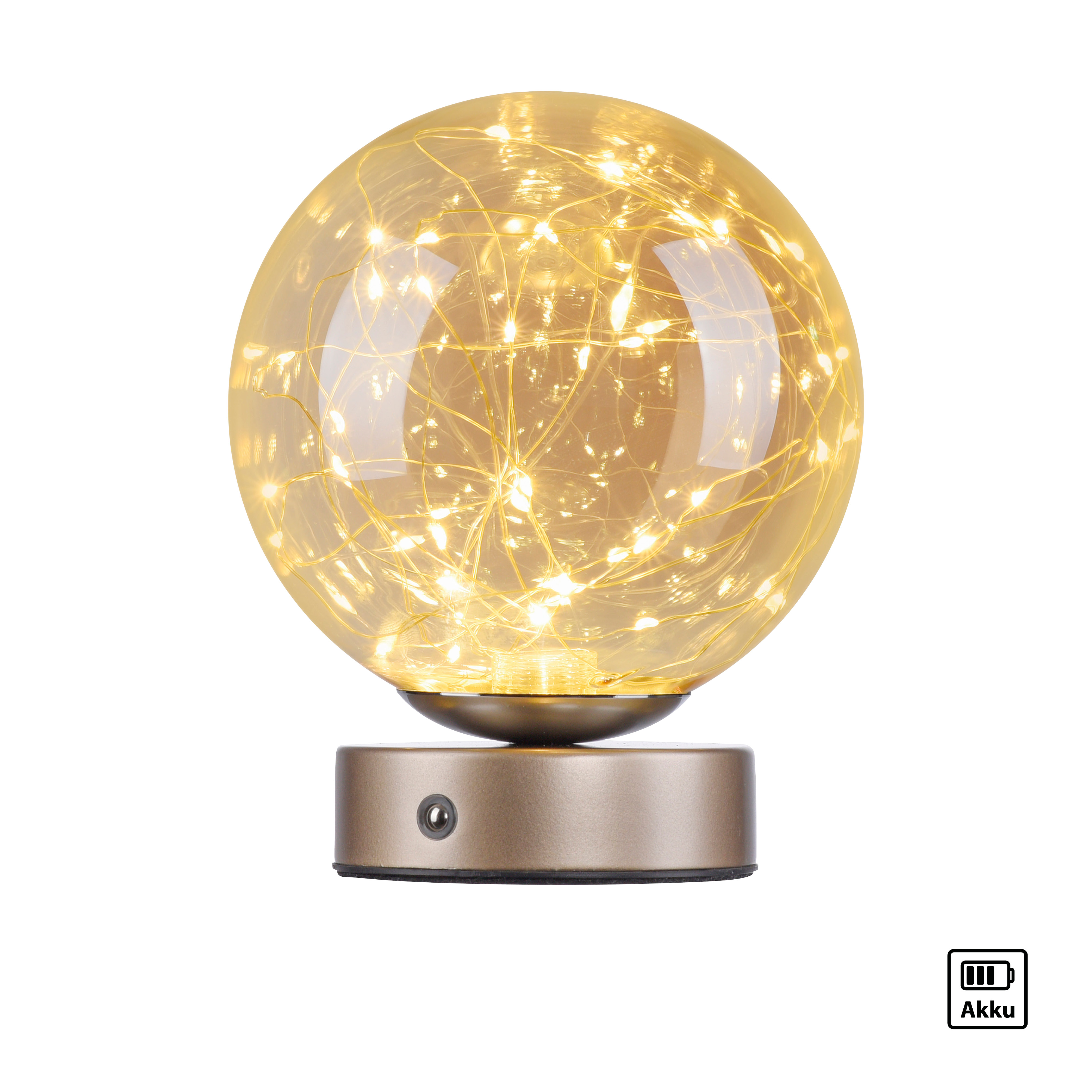 Tischleuchte FADAS - bronce, Akku, inkl. USB-Kabel