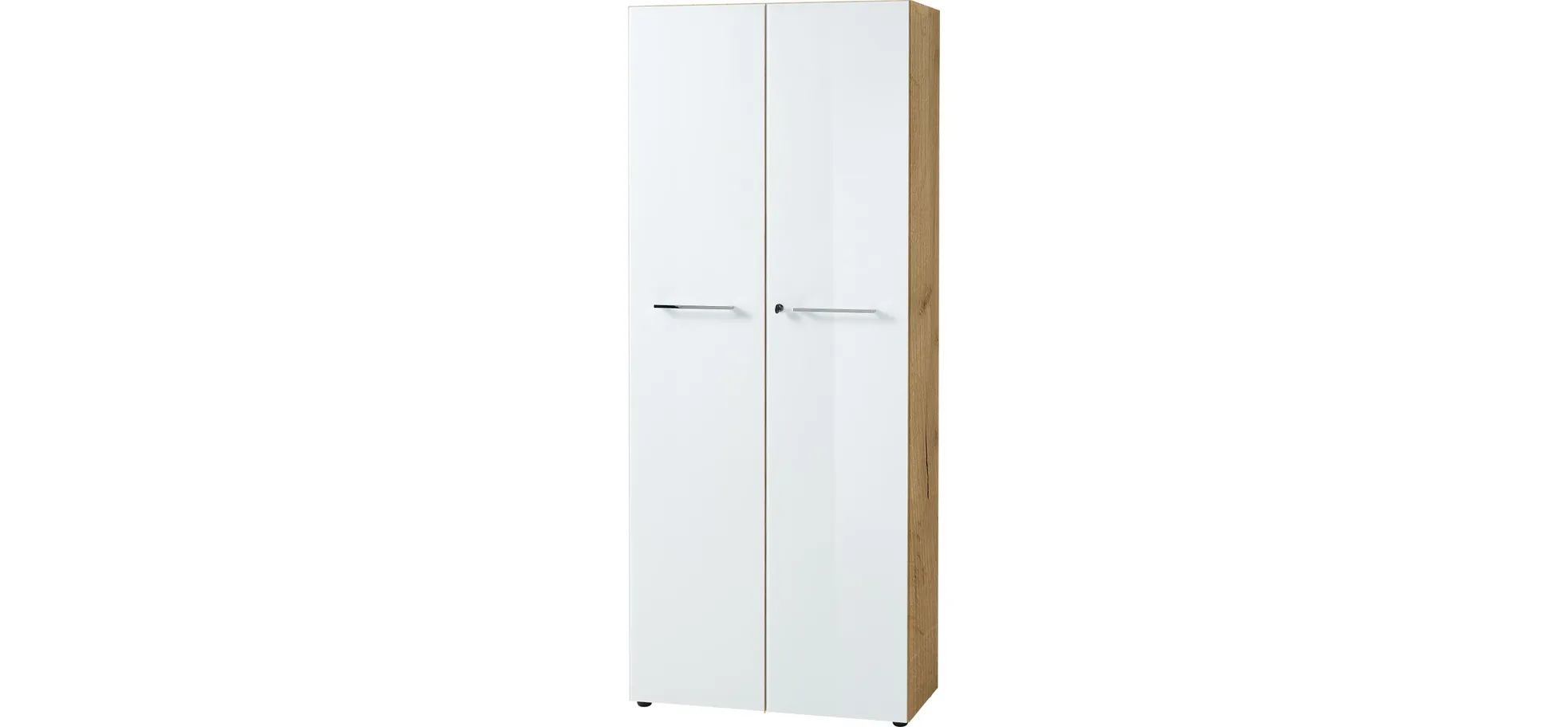 Aktenschrank GWEN - B/H/T ca. 80x196x37 cm, Eiche Dekor